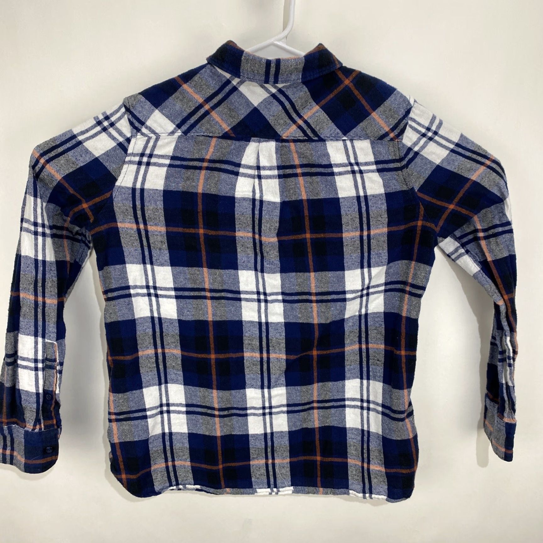 Vintage Woolrich Shirt Woolrich Womens Flannel Button Down Shirt Blue White Plaid Long Sleeve Medium Size M / US 6-8 / IT 42-44 - 7 Thumbnail
