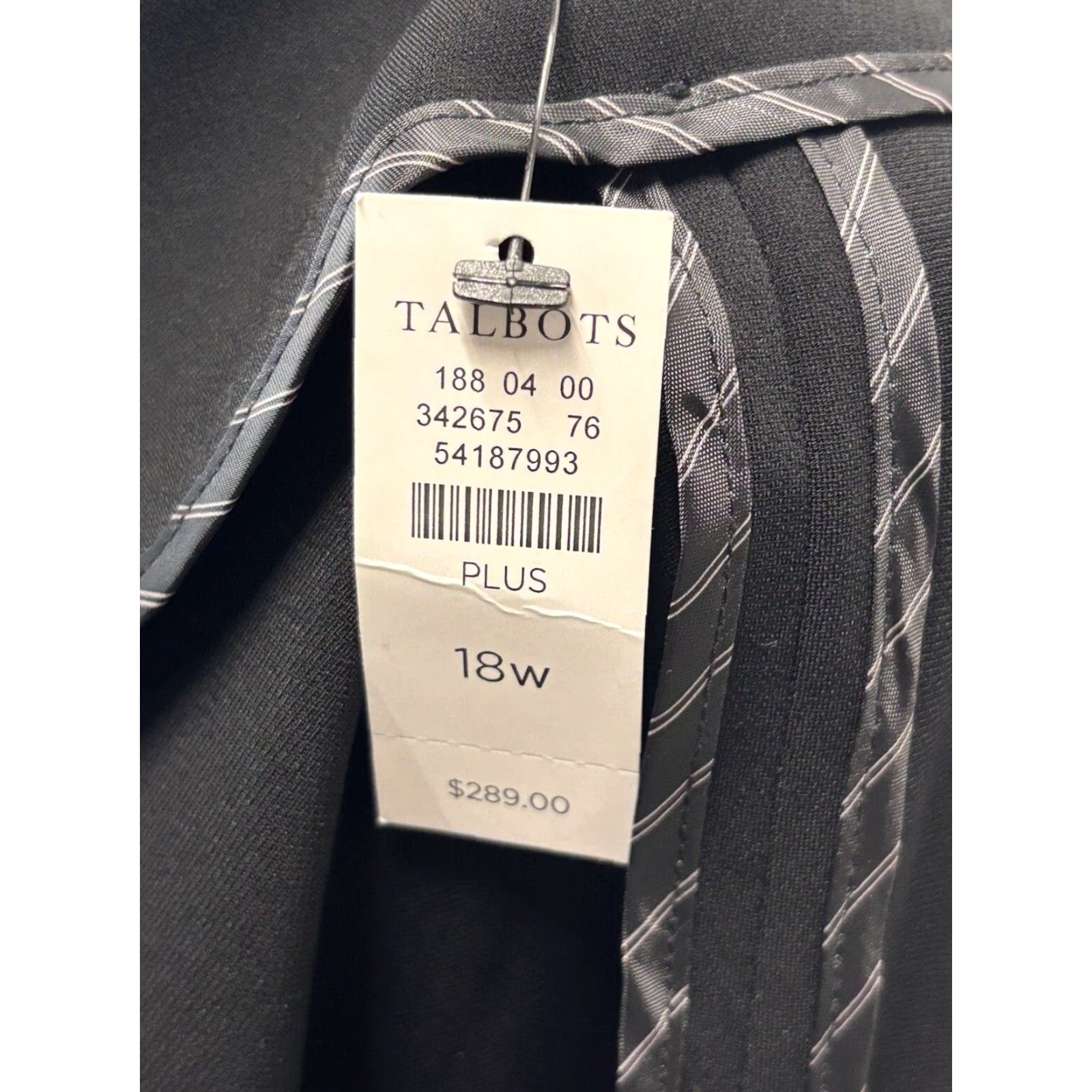 Talbots Talbots Black Blazer Coat Women's Plus Size 18W Business Sweater Jacket Formal Classic Size XXL / US 16-18 / IT 52-54 - 7 Thumbnail
