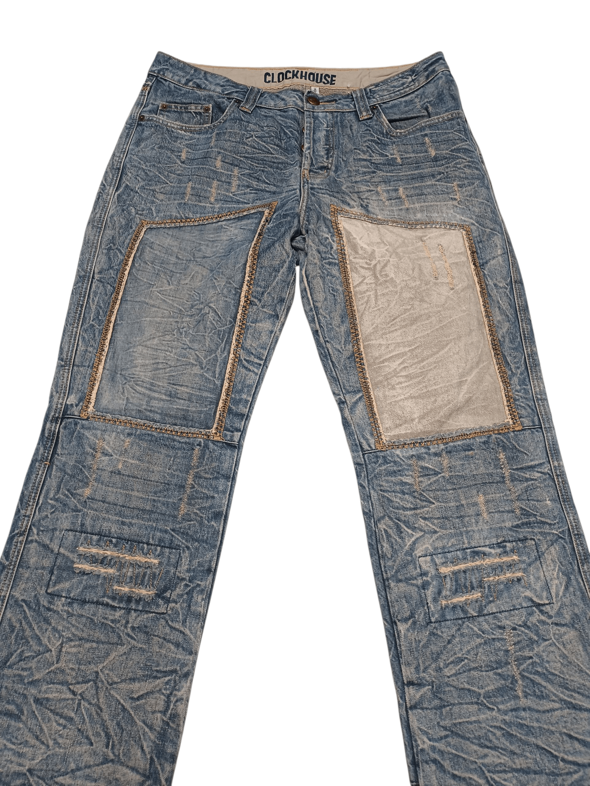 Japanese Brand FIRE AVANT GARDE JAPANESE STREETWEAR DESIGNER JEANS DENIM Size US 34 / EU 50 - 2 Thumbnail