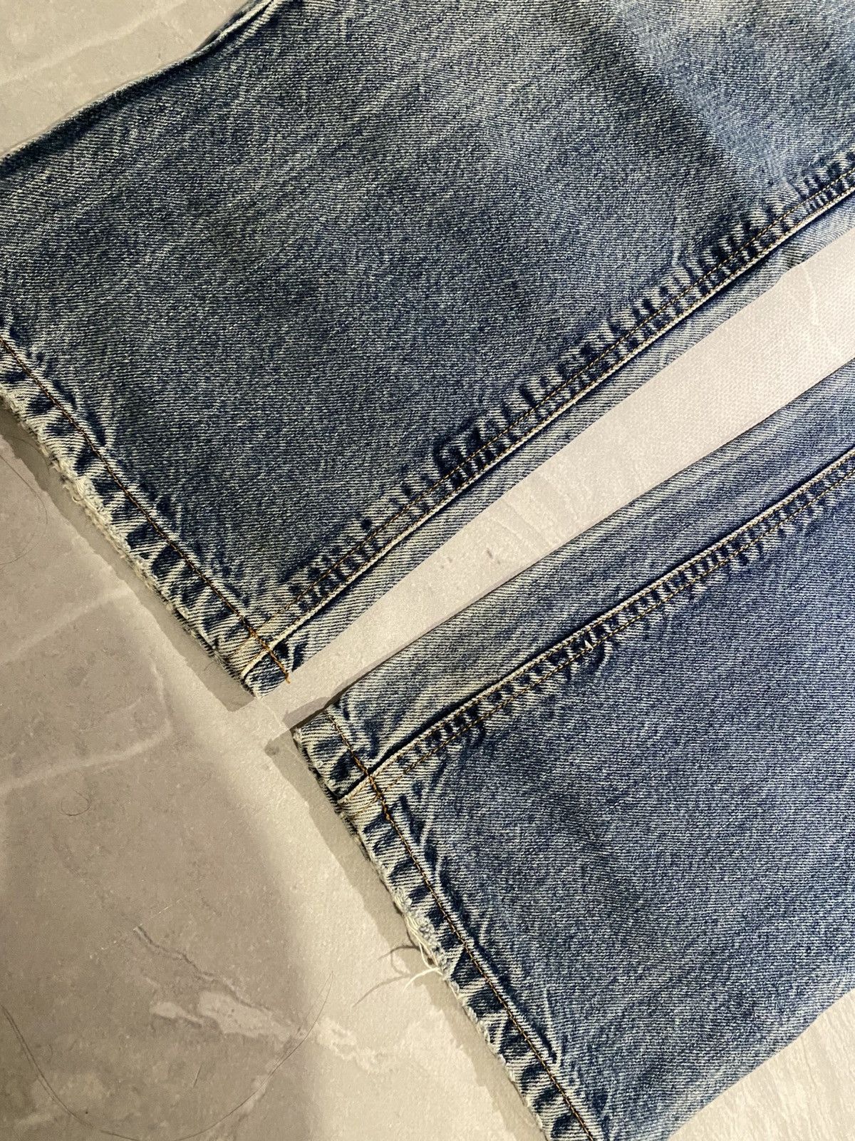 Japanese Brand Slim Fit Washed Denim Classic Fade Everyday Drip Size US 33 - 5 Thumbnail