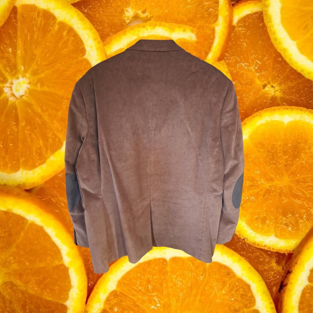 Lauren Ralph Lauren Lauren Ralph Lauren Brown Corduroy Blazer with Reinforced El Size 46R - 8 Thumbnail