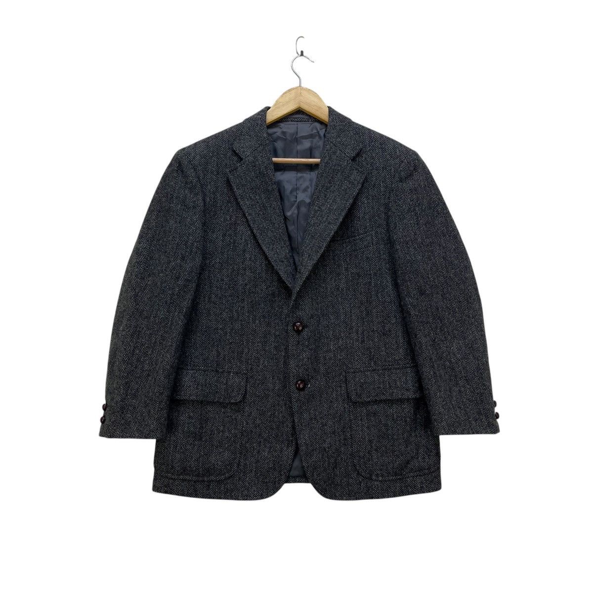 J. Press 💥Vintage J press Herringbone Wool Blazer Jacket Size US M / EU 48-50 / 2 - 1 Thumbnail