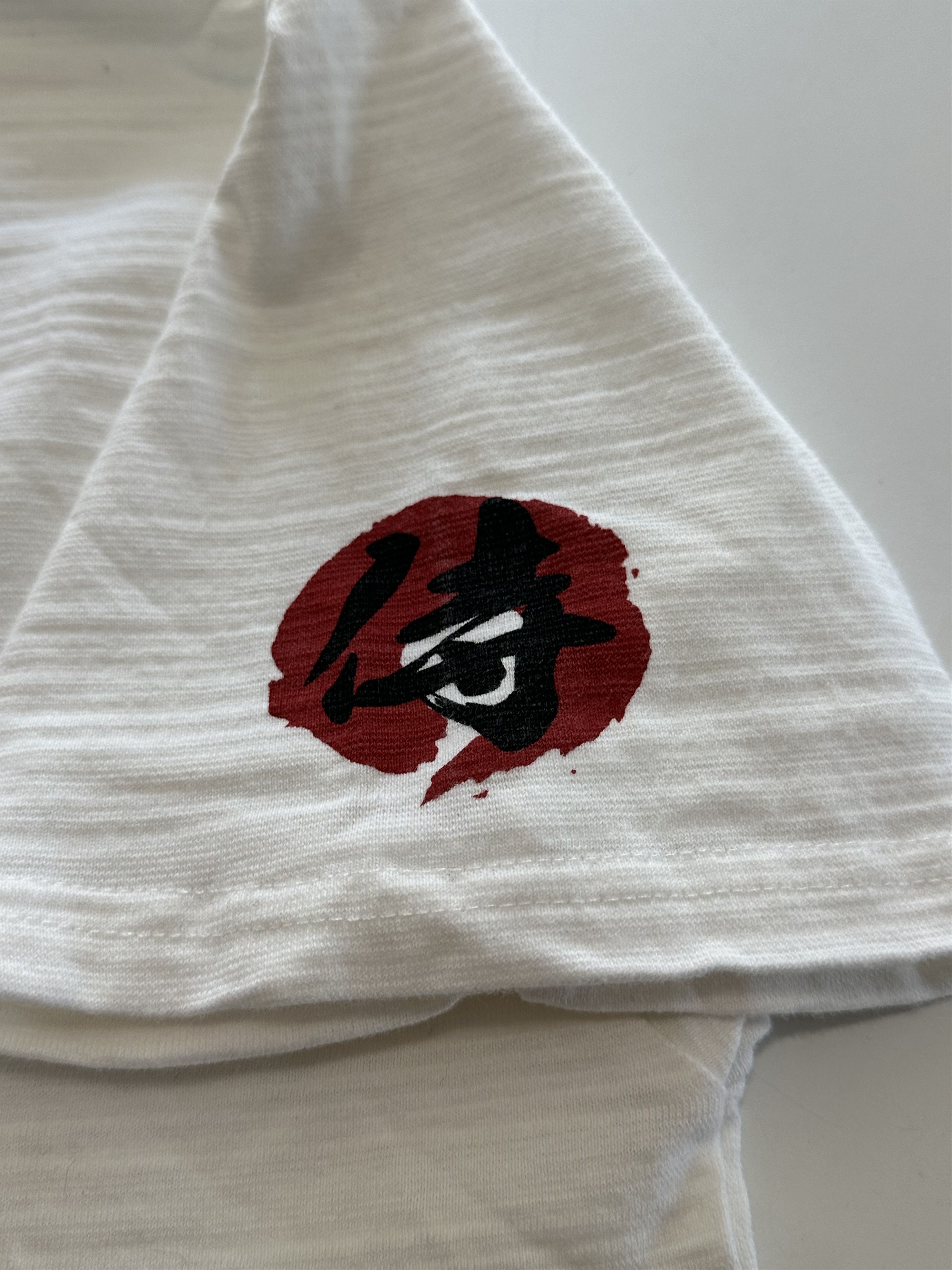 Other Samurai White T-shirt Vintage Japanese Anime 2XL Textured Size US XL / EU 56 / 4 - 6 Thumbnail