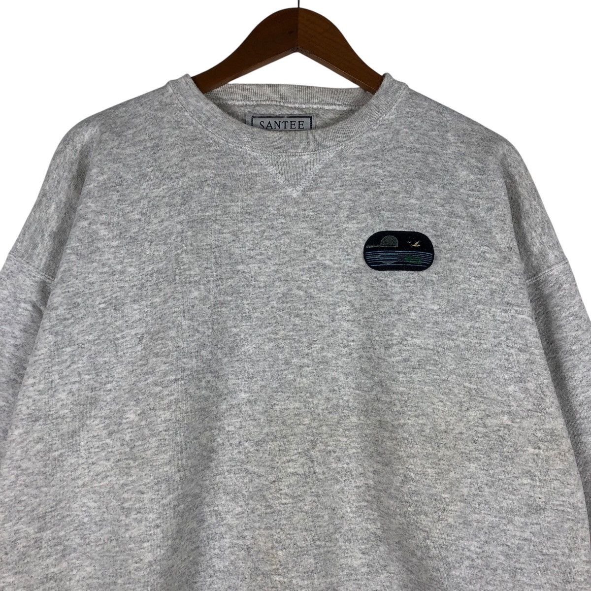 Vintage SANTEE Heavyweight Vintage Crewneck Sweatshirt Size US XL / EU 56 / 4 - 2 Thumbnail