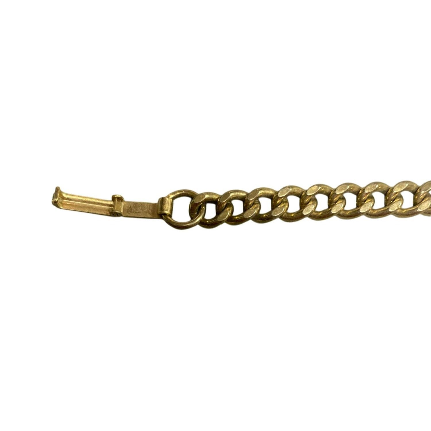 Other Vintage Gold-Tone Telephone Charm Bracelet With Chain Link D Size ONE SIZE - 4 Thumbnail