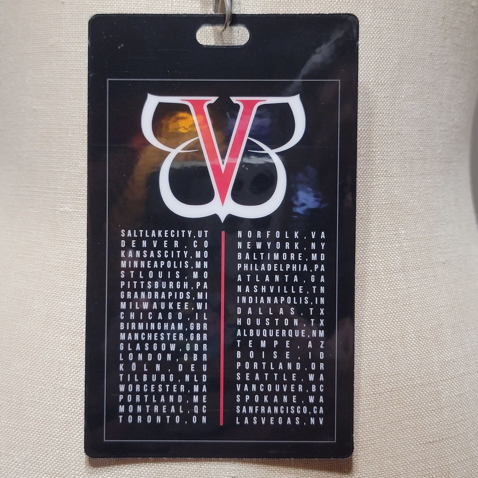Other Black Veil Brides Laminated Pass Resurrection Tour w Lanyard Size ONE SIZE - 3 Thumbnail