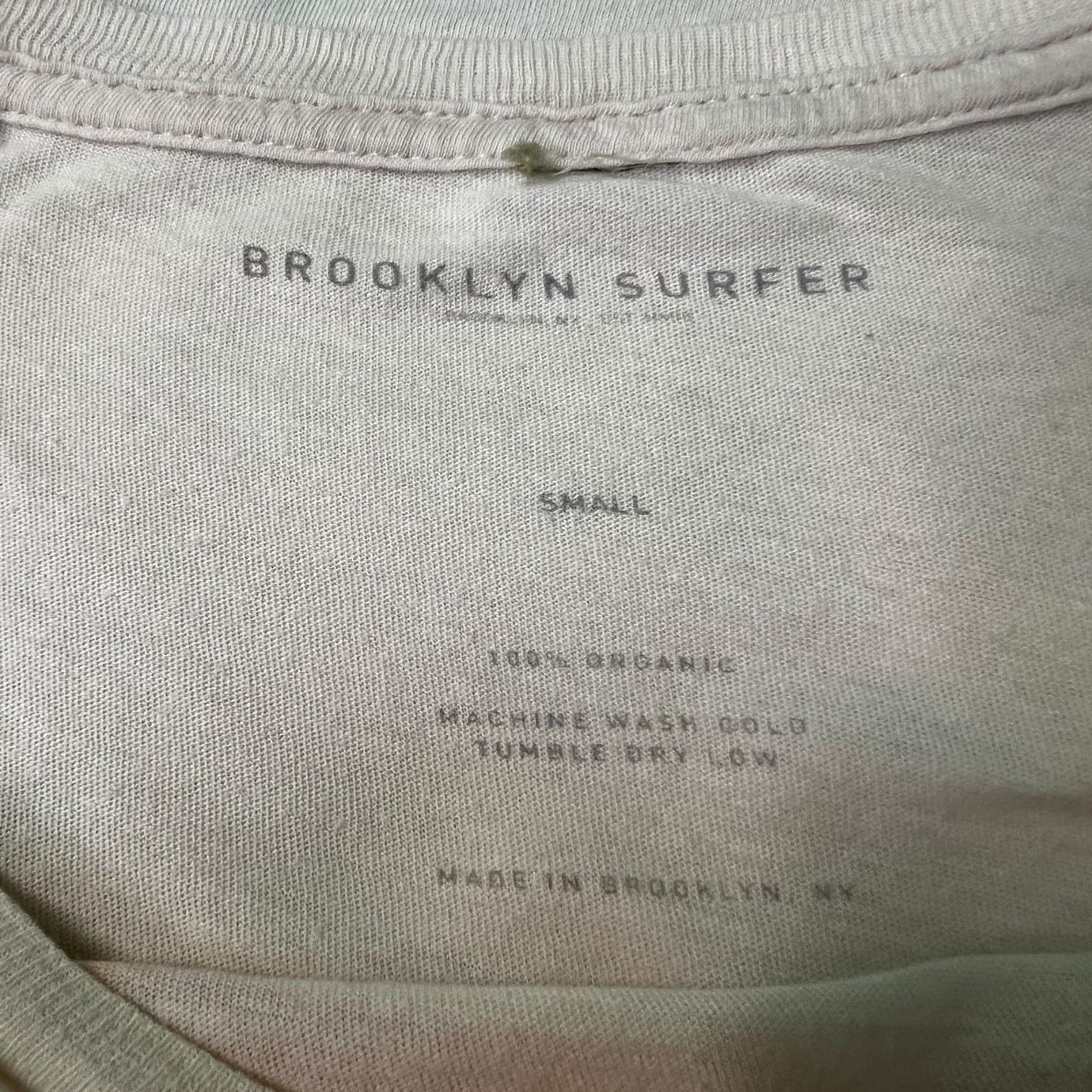 Brooklyn Cloth Brooklyn Surfer Men's Logo T Orange Sunset Sz S Natural Size US S / EU 44-46 / 1 - 4 Thumbnail