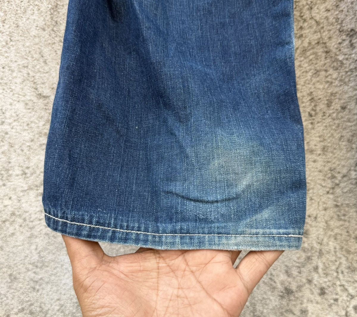 Blue Blue Japan Blue Blue Japan Denim Work Pants Heavy Distressed Carpenter Size US 32 / EU 48 - 15 Thumbnail