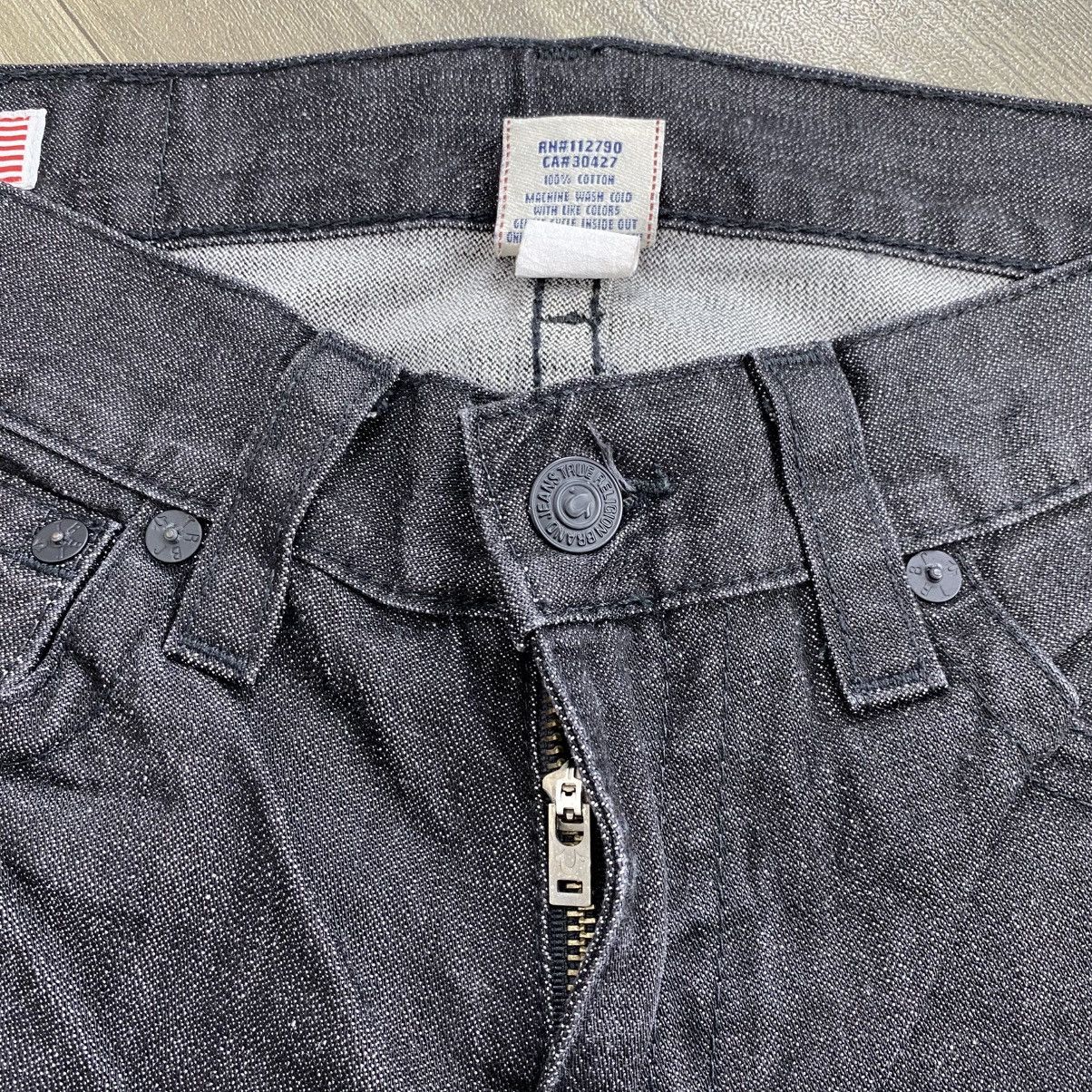True Religion Vintage True Religion Ricky Black Dark Wash Jeans Size US 36 / EU 52 - 4 Thumbnail