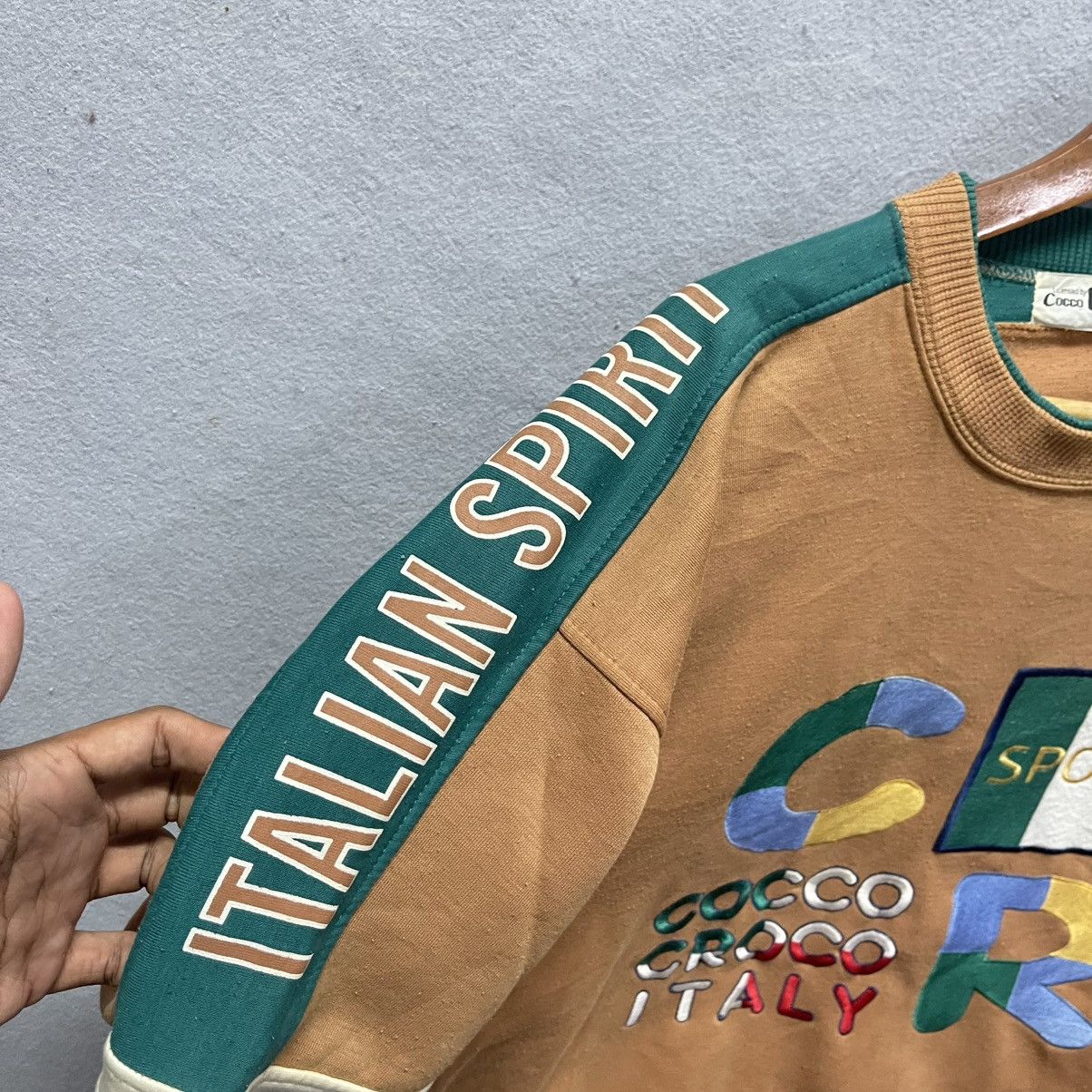 Vintage Vintage Cocco Croco Italy Sweatshirt – Retro Italian Spirit Size US L / EU 52-54 / 3 - 7 Thumbnail