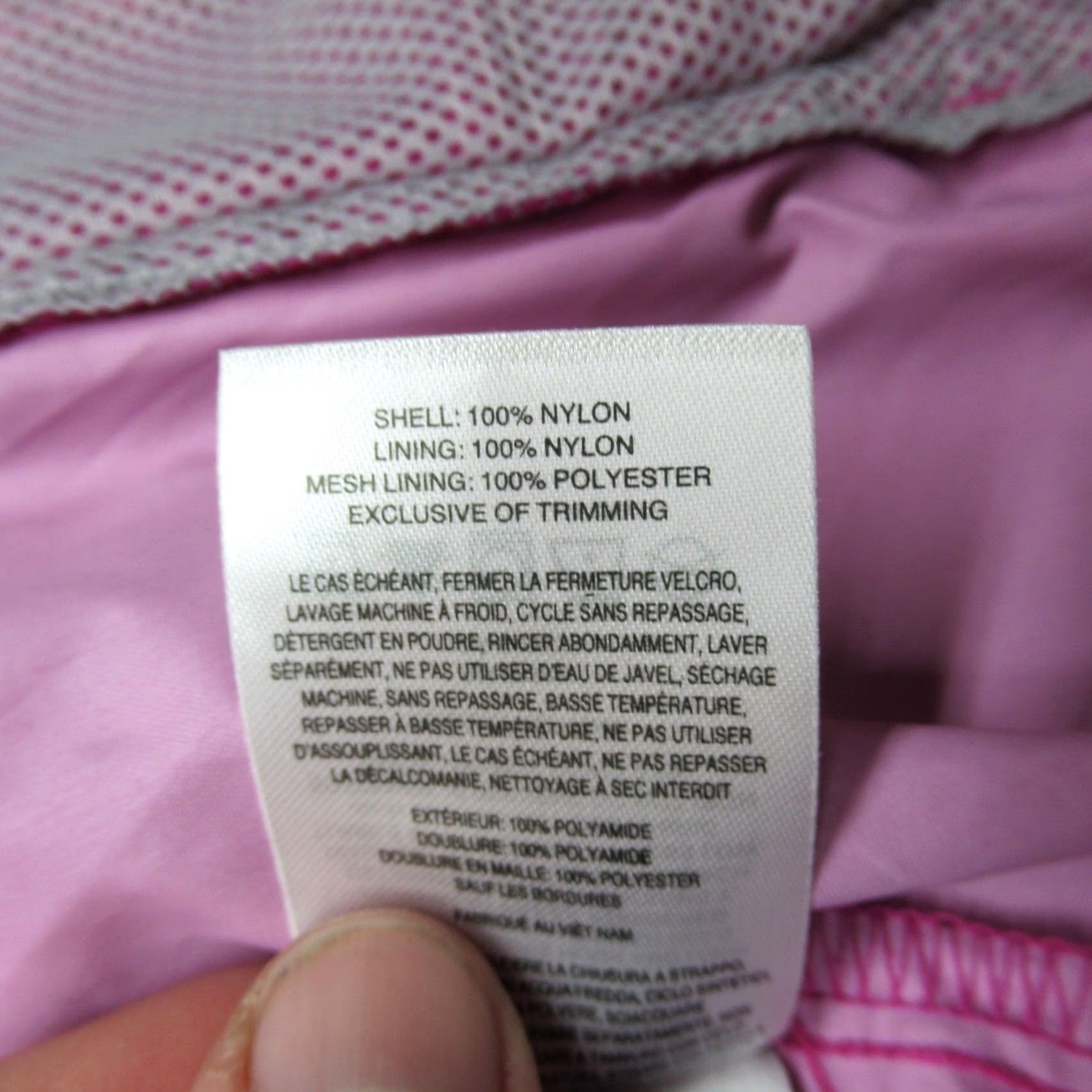 Vintage Columbia Womens Jacket XL Pink Full Zip Hooded Lightweight Rain Windbreaker Water Repellent Lined Lightweight Adjustable Size XL / US 12-14 / IT 48-50 - 6 Thumbnail