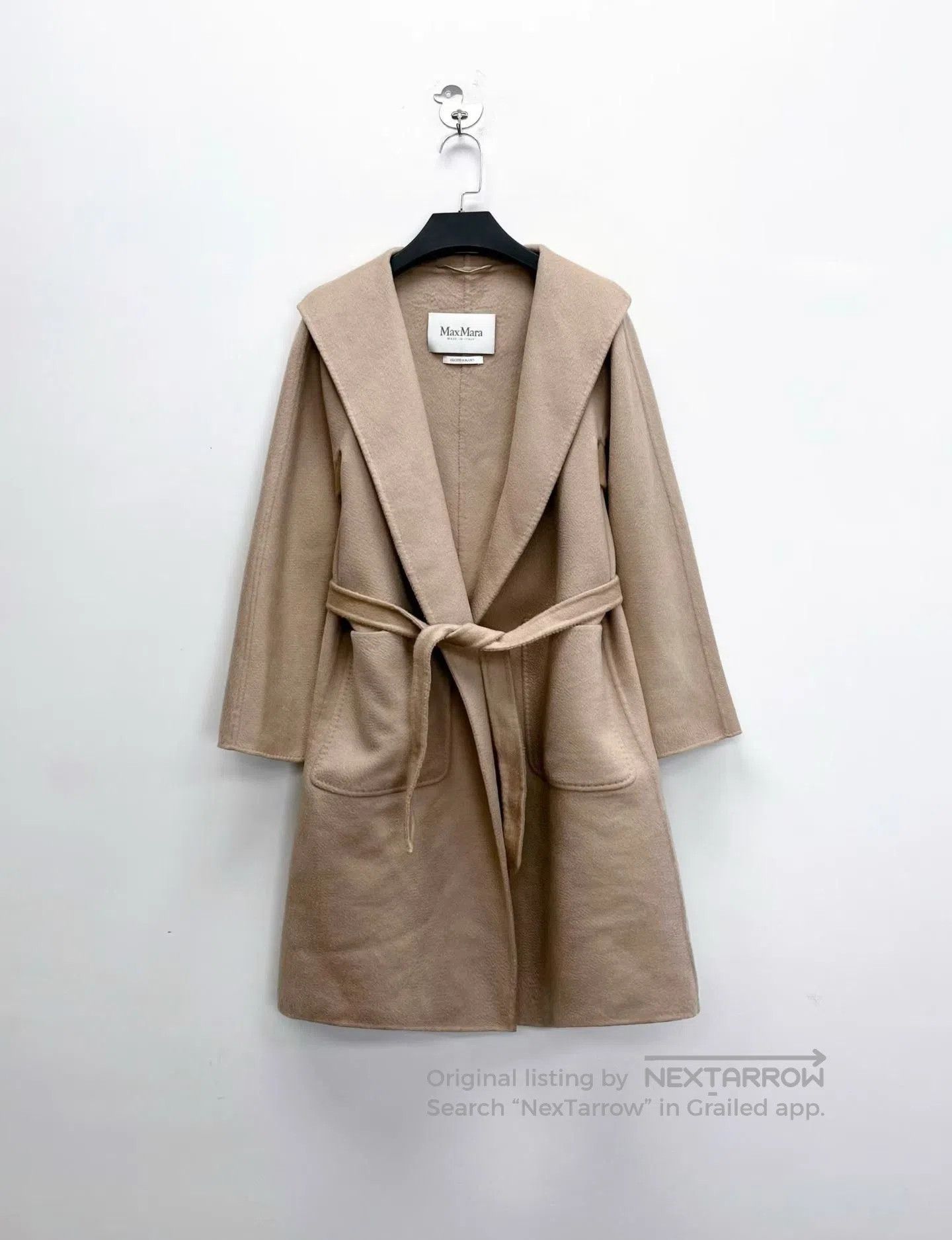 Max Mara MaxMara Lilia Camel Cashmere Wrap Coat. Size XXS / US 00 / IT 34 - 1 Thumbnail