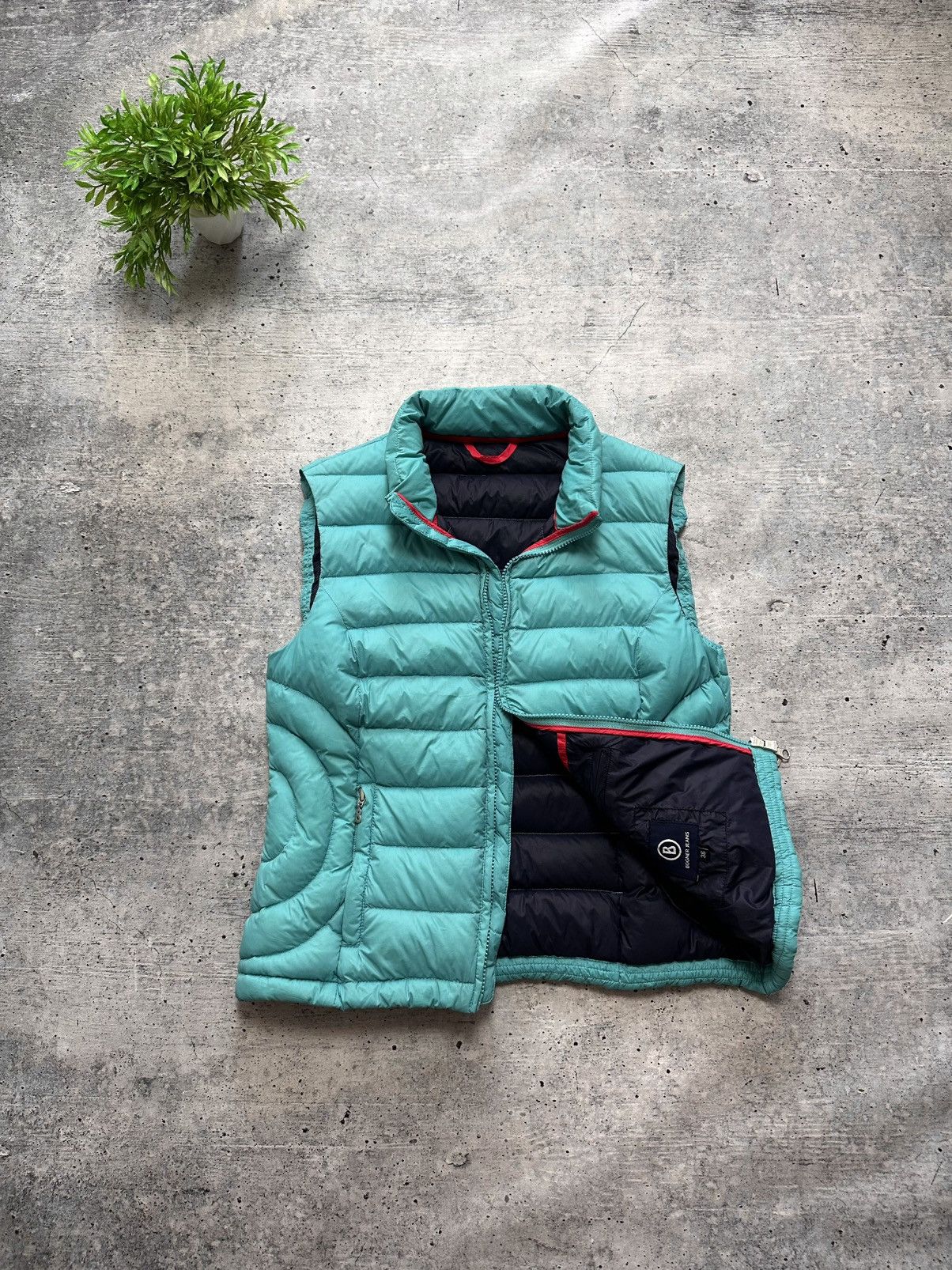 Bogner Bogner Jeans Packable Down Puffer Mountain Casual Vest Y2K Size XS / US 0-2 / IT 36-38 - 2 Thumbnail