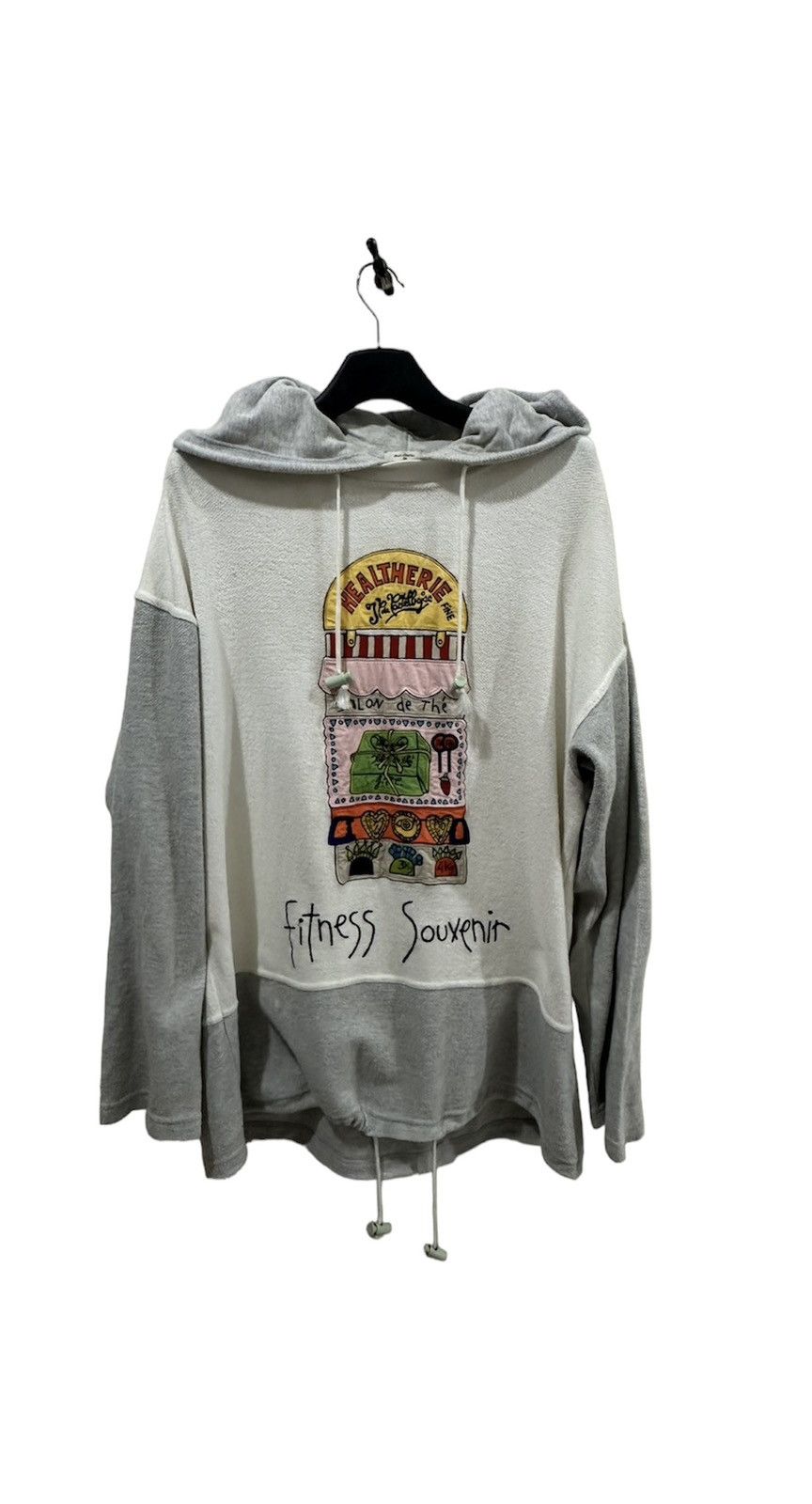 Jean Charles De Castelbajac 90’s JC Castelbajac Fitnes Souviner Hoodie Size US L / EU 52-54 / 3 - 1 Thumbnail