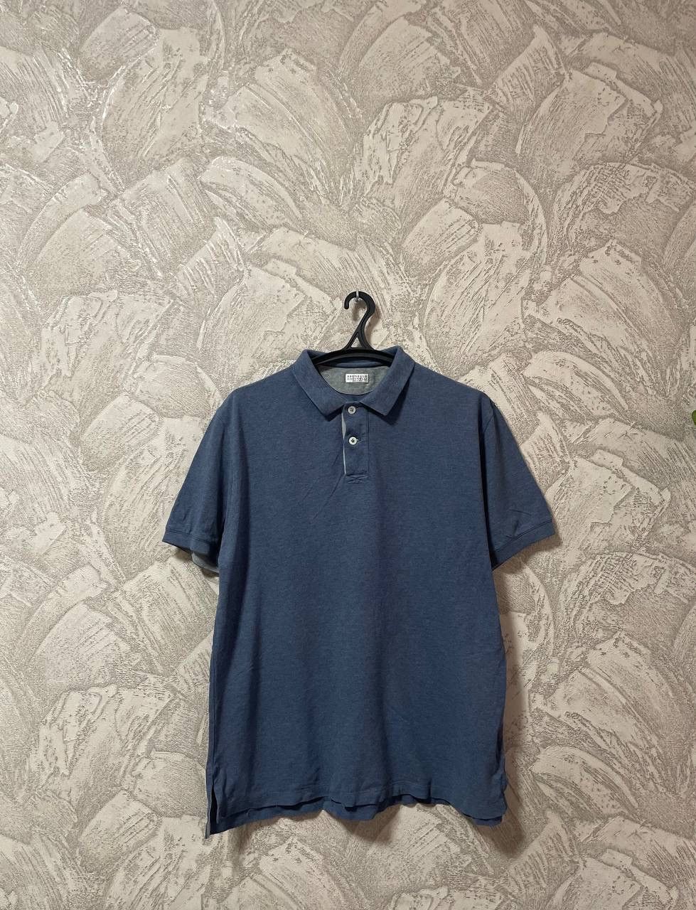 Brunello Cucinelli Brunello Cucinelli vintage polo shirt Size US L / EU 52-54 / 3 - 1 Thumbnail