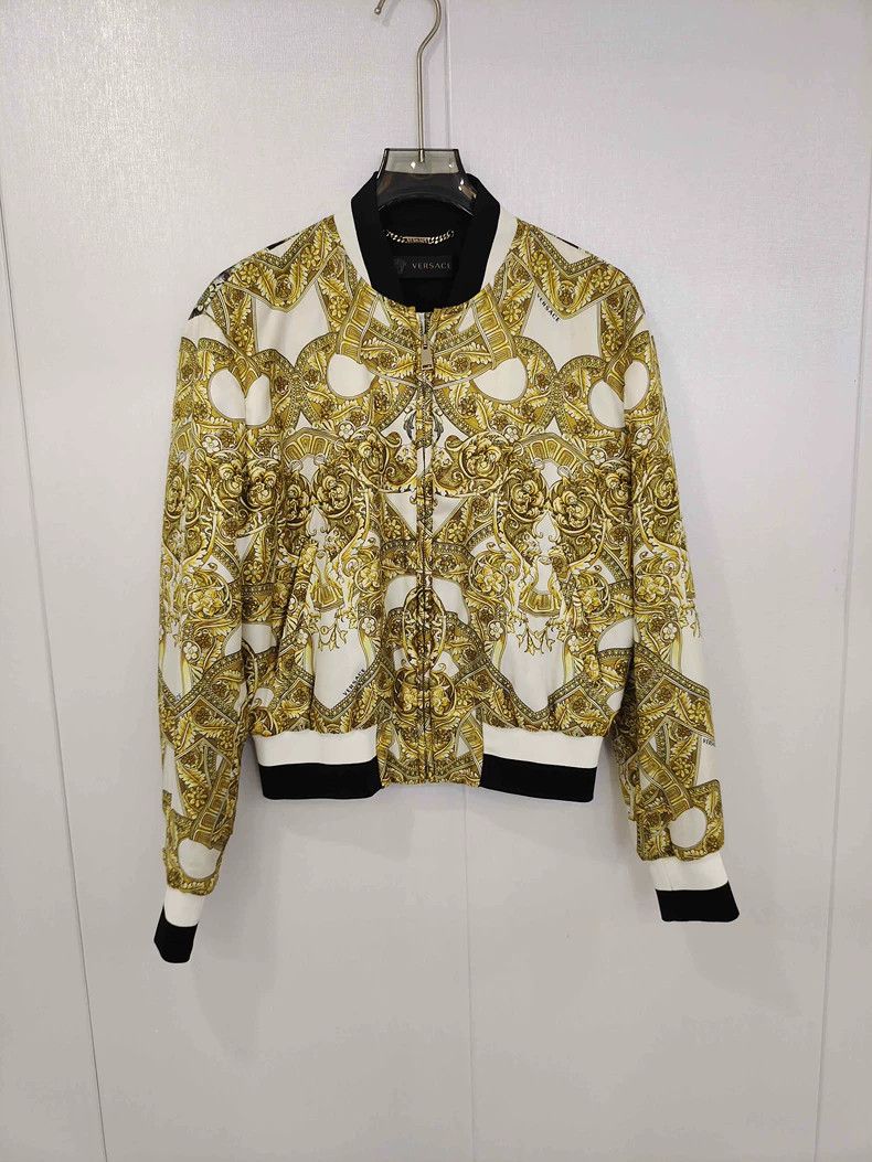 Versace Versace Carved cotton jacket Size S / US 4 / IT 40 - 1 Thumbnail