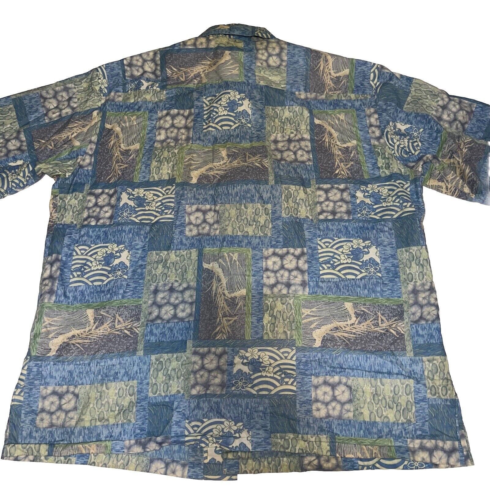 Tori Richard Tori Richard Men’s XL Aloha Hawaiian Shirt Abstract Floral Size US XL / EU 56 / 4 - 2 Thumbnail