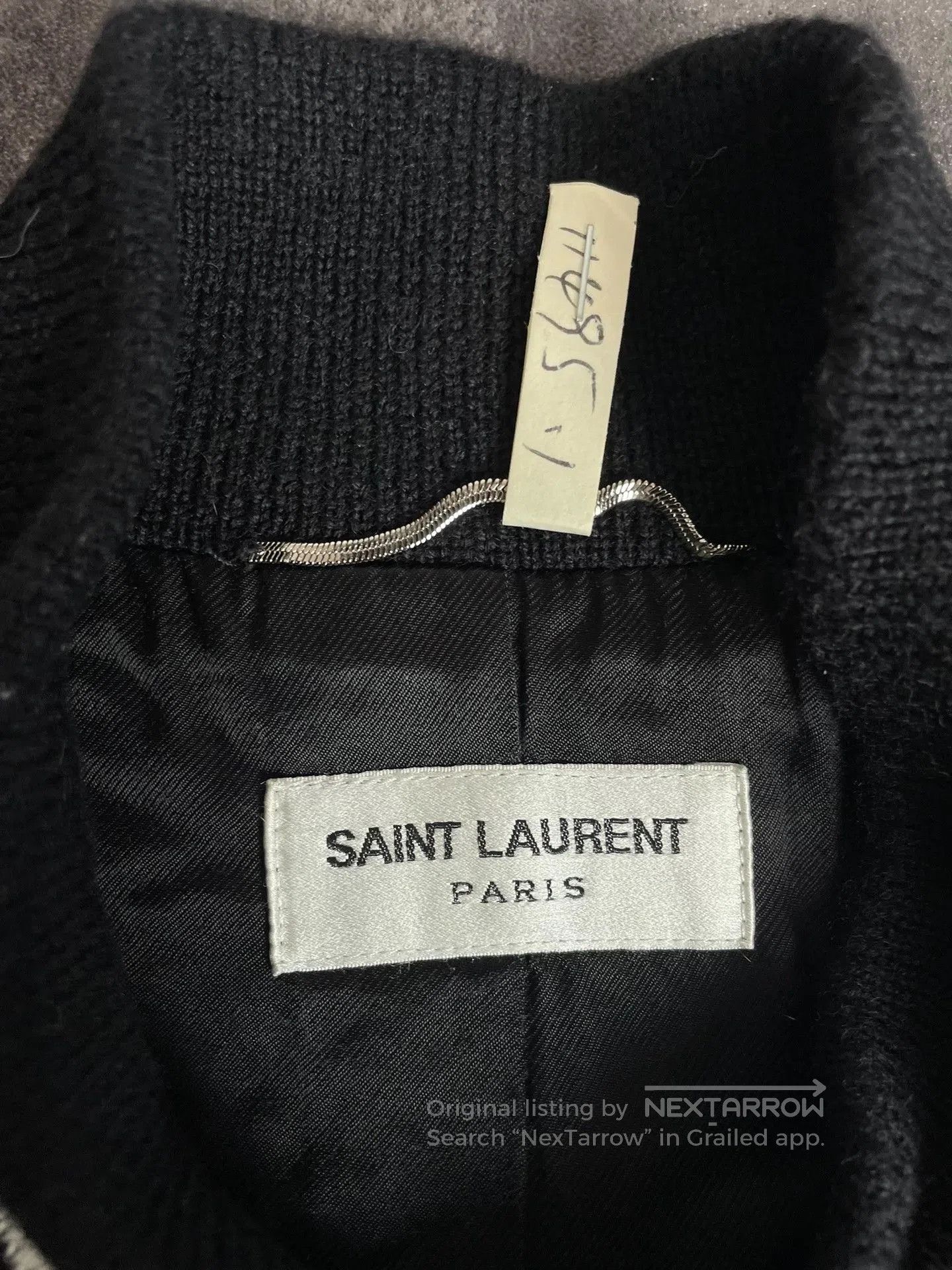Saint Laurent Paris Saint Laurent Studded Varsity Bomber Jacket. Size US L / EU 52-54 / 3 - 7 Thumbnail