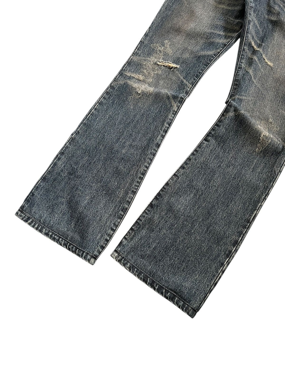 5351 POUR LES HOMMES 5351 Pour Les Homme Distressed Flare Denim Size US 35 - 8 Thumbnail