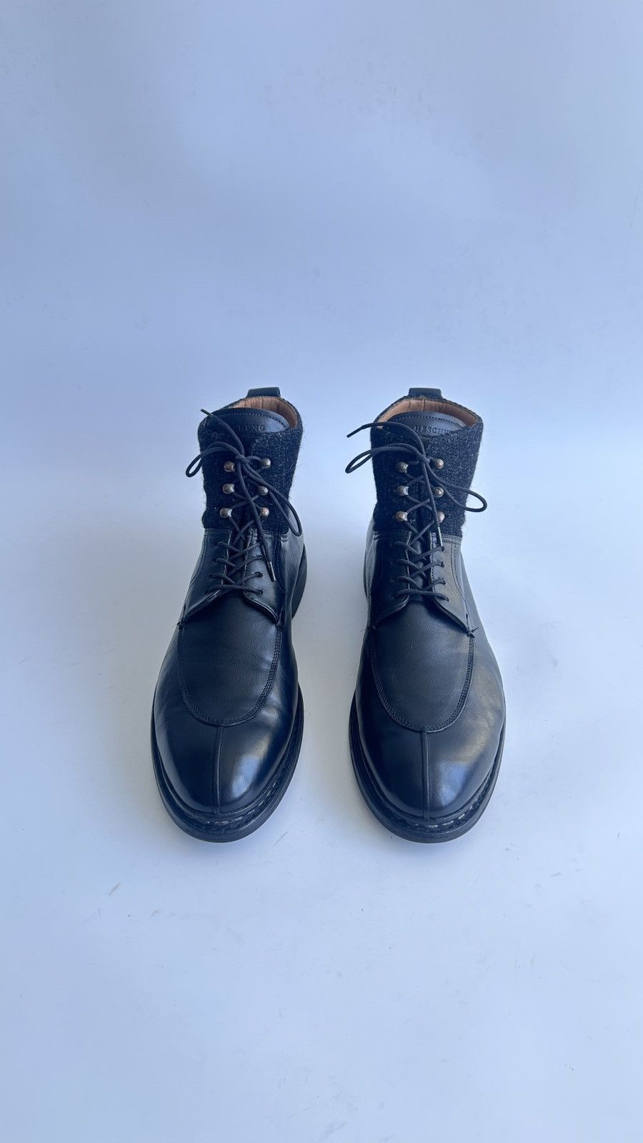 Heschung Heschung Sequoia Black Leather Boots Norwegian Welted Size US 8 / EU 41 - 4 Thumbnail