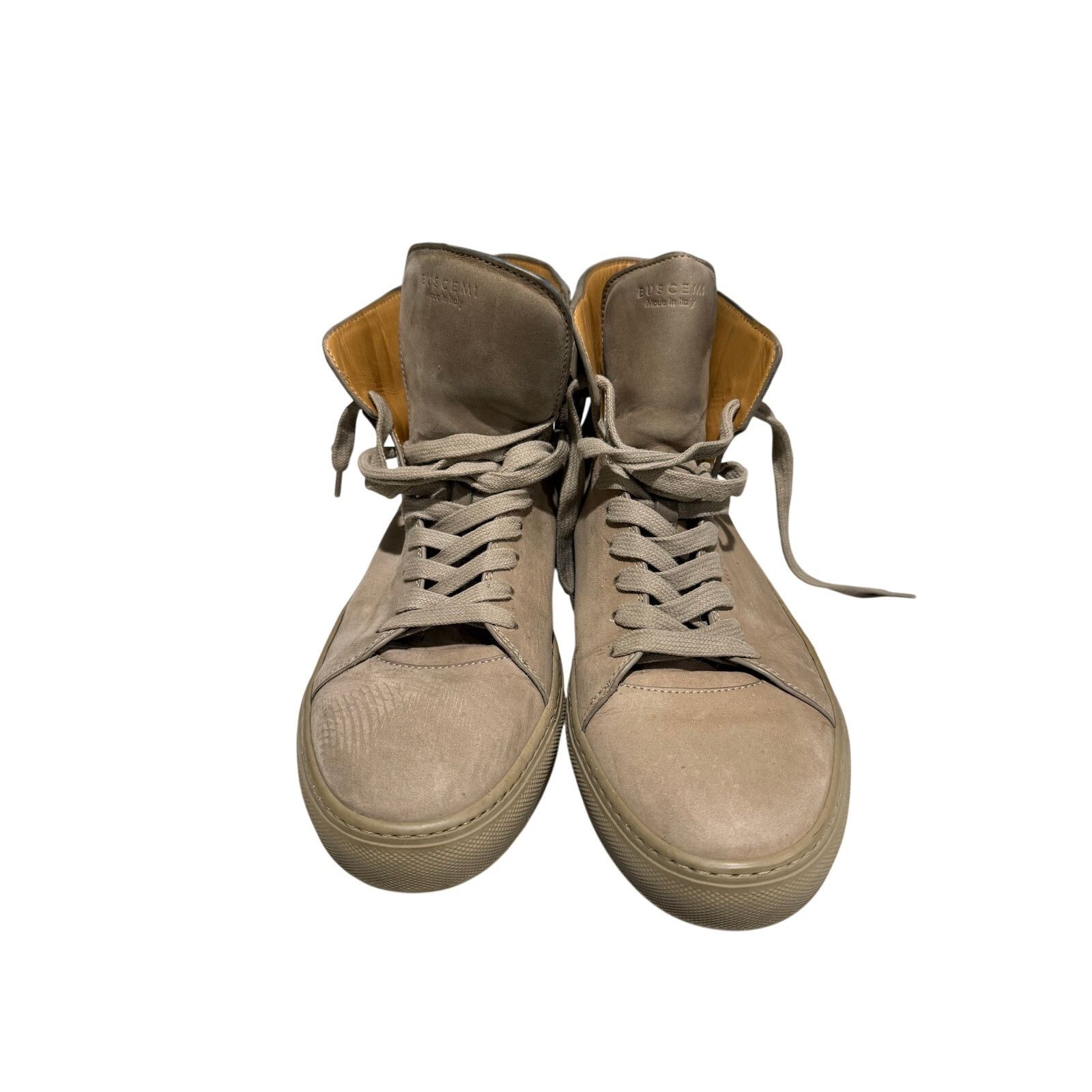 Buscemi Buscemi 100mm High-Top Suede Sneakers Mens EU 43 US 10 Blue Size US 10 / EU 43 - 2 Thumbnail