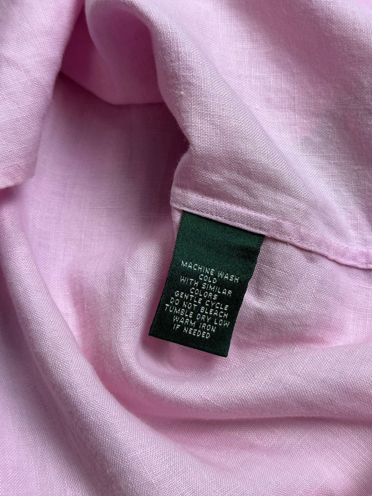 Polo Ralph Lauren Vintage 90s Polo Ralph Lauren Linen Shirt XL Size US XL / EU 56 / 4 - 6 Thumbnail