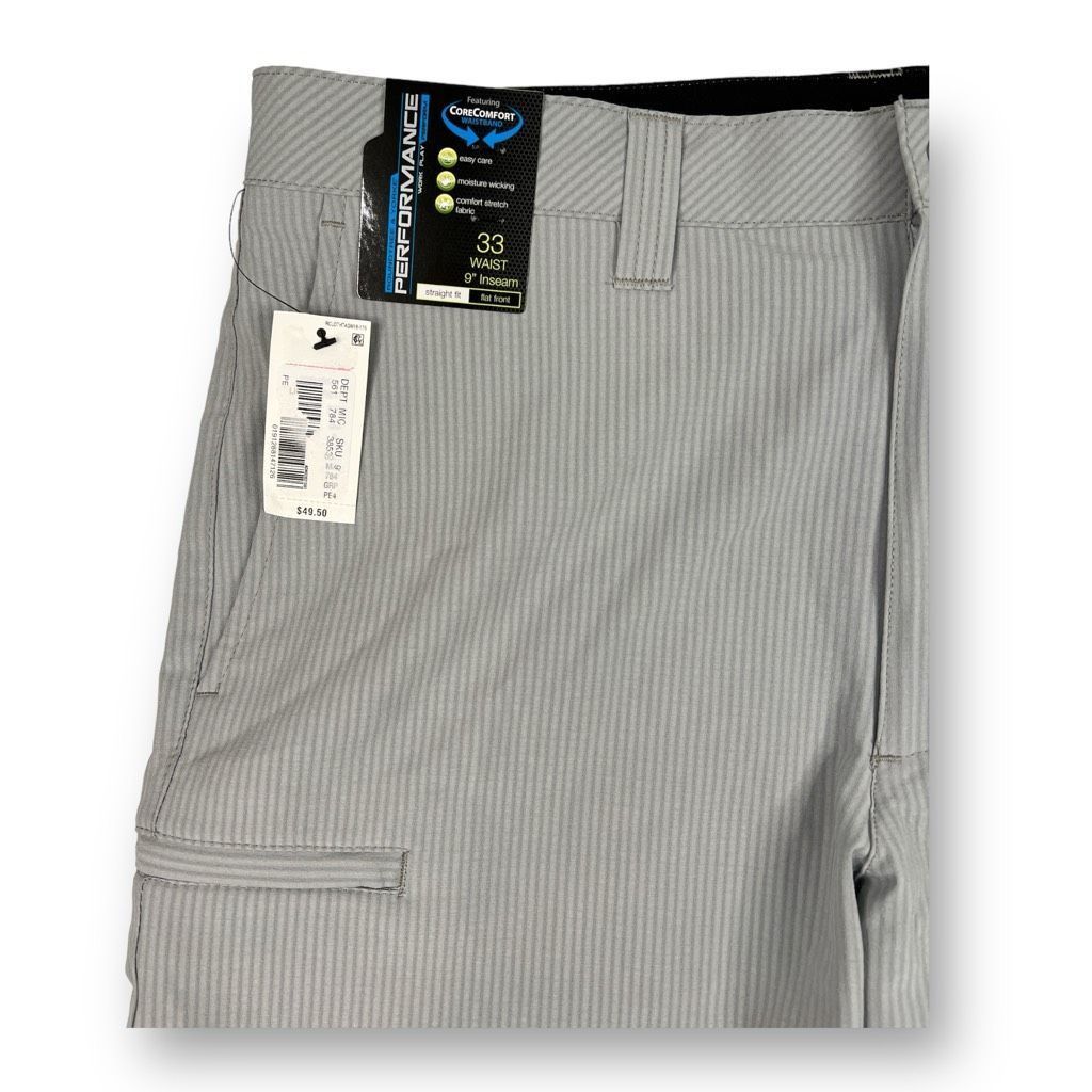 Roundtree & Yorke Roundtree & Yorke Performance Straight Fit Flat Front Shorts Size US 33 - 2 Thumbnail