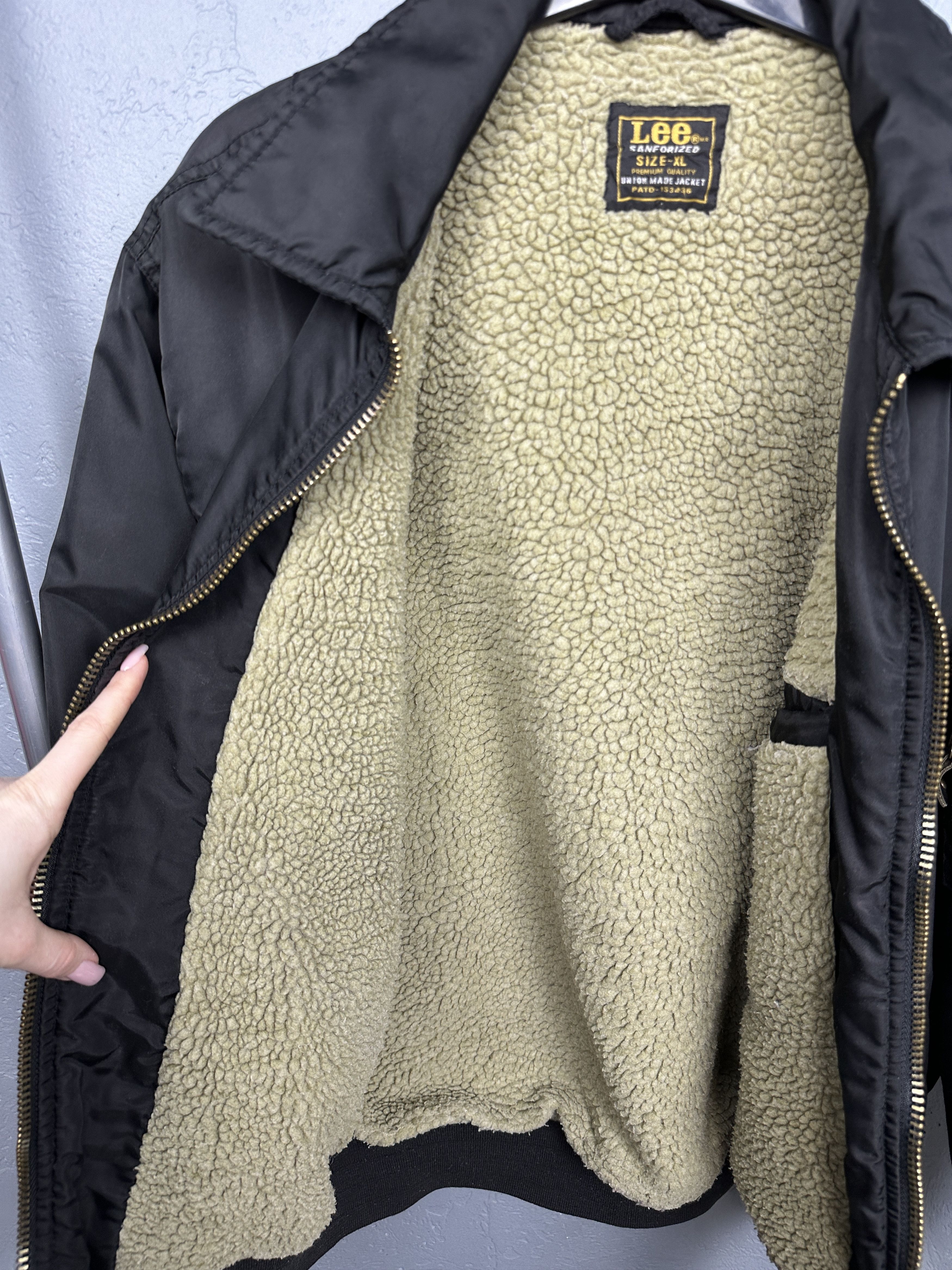 Lee Lee Sanforised USA 90s Vintage Insulated Bomber Jacket Size US XL / EU 56 / 4 - 6 Thumbnail