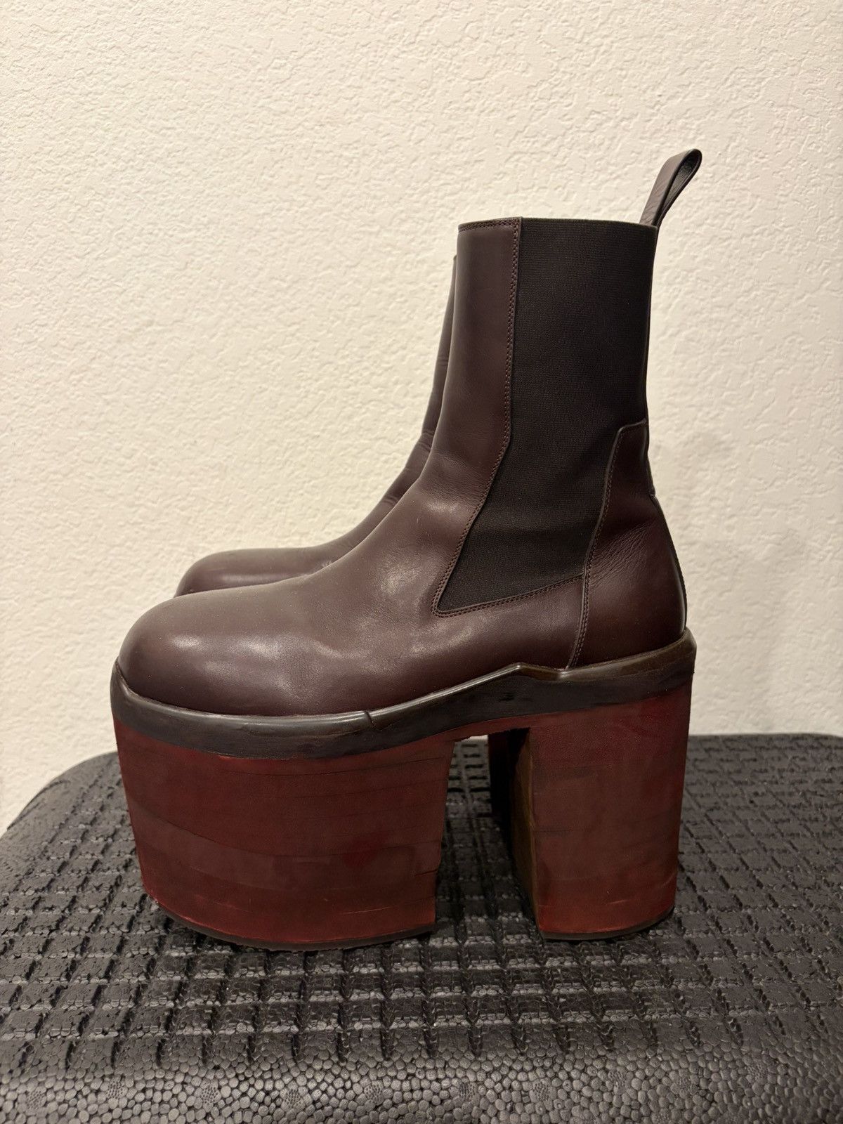 Rick Owens Rick Owens Beatle Bozo Chelsea Boots Custom Sole Size US 9 / EU 42 - 4 Thumbnail