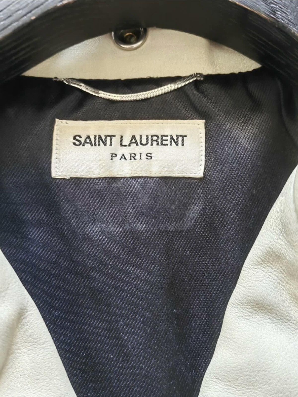Saint Laurent Paris Saint Laurent Paris sample leather jacket - Dmc99 Size US S / EU 44-46 / 1 - 4 Thumbnail