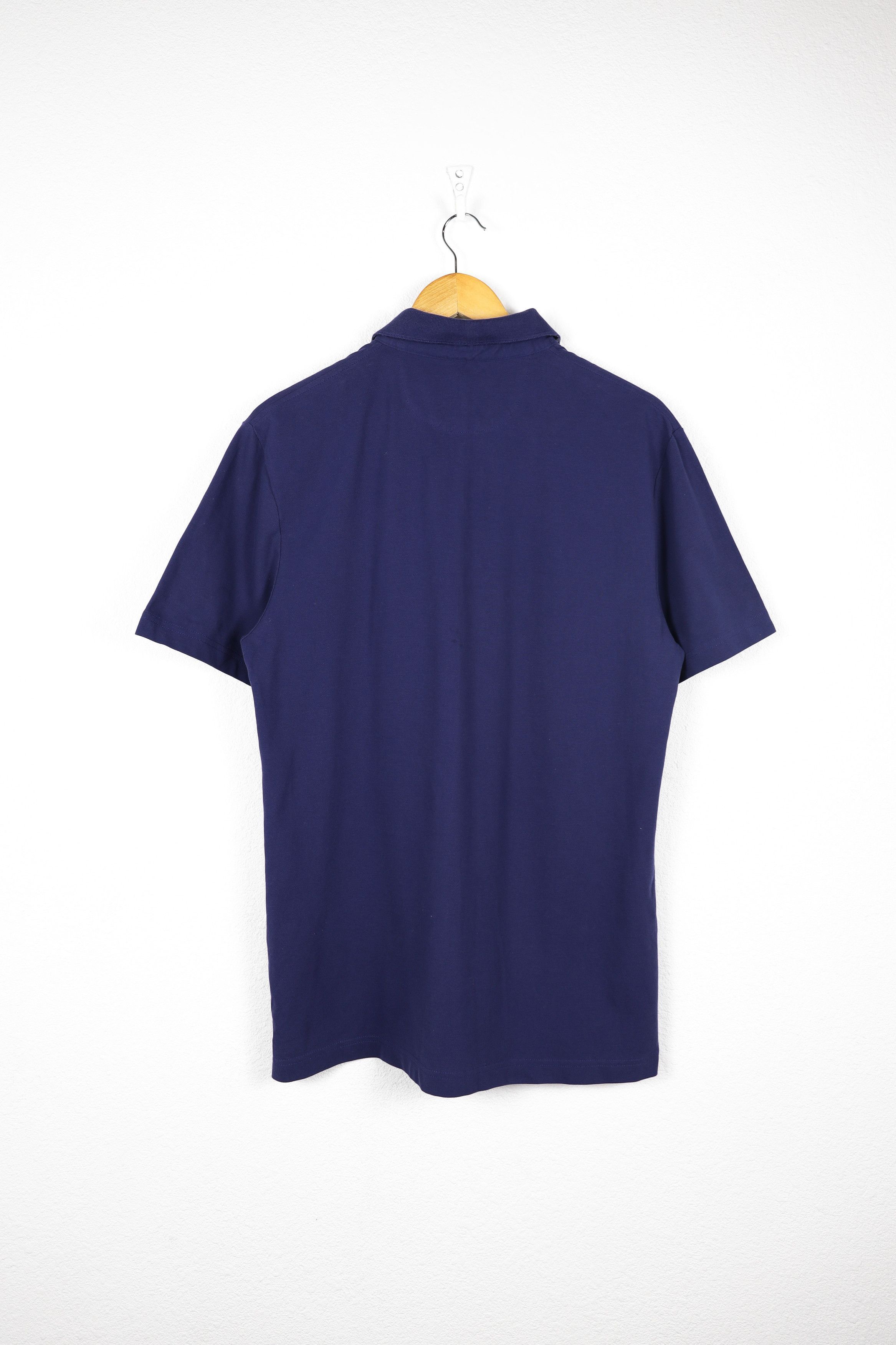 Hackett Hackett London Logo Blue Slim Fit Polo Shirt Size L Size US L / EU 52-54 / 3 - 6 Thumbnail