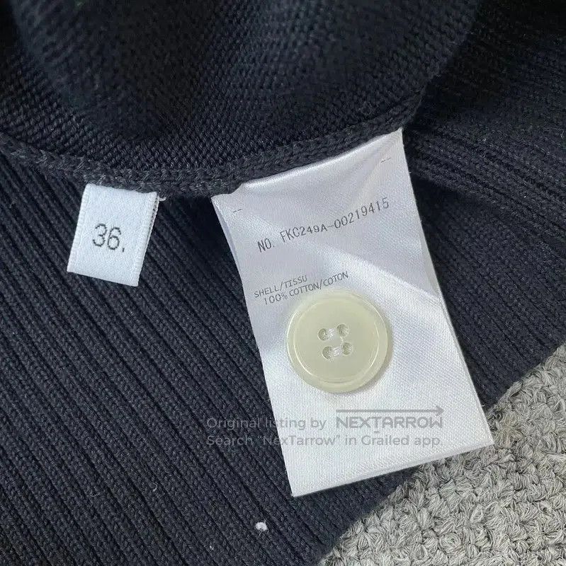 Thom Browne Thom Browne Women's Navy Cotton Cardigan . Size S / US 4 / IT 40 - 4 Thumbnail