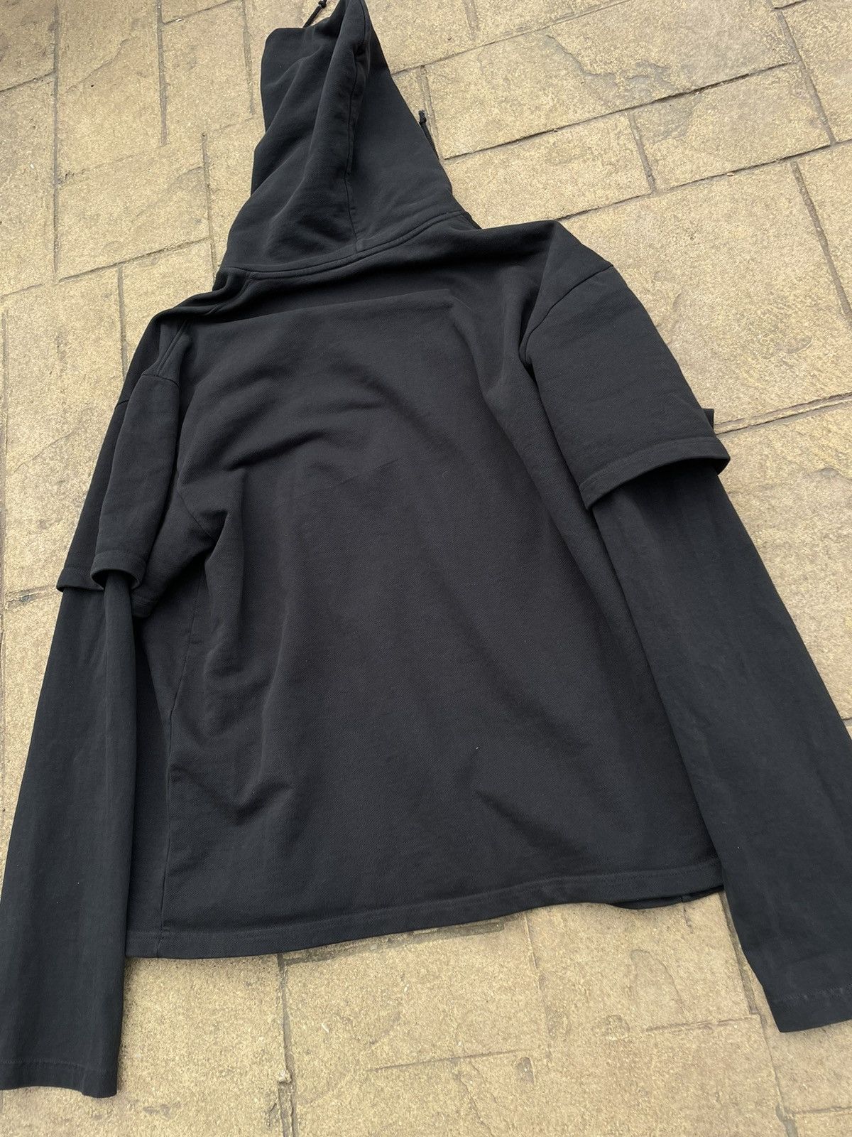 Balenciaga Balenciaga Yeezy Gap DMX Double Layered Hoodie SAMPLE Size US L / EU 52-54 / 3 - 7 Thumbnail