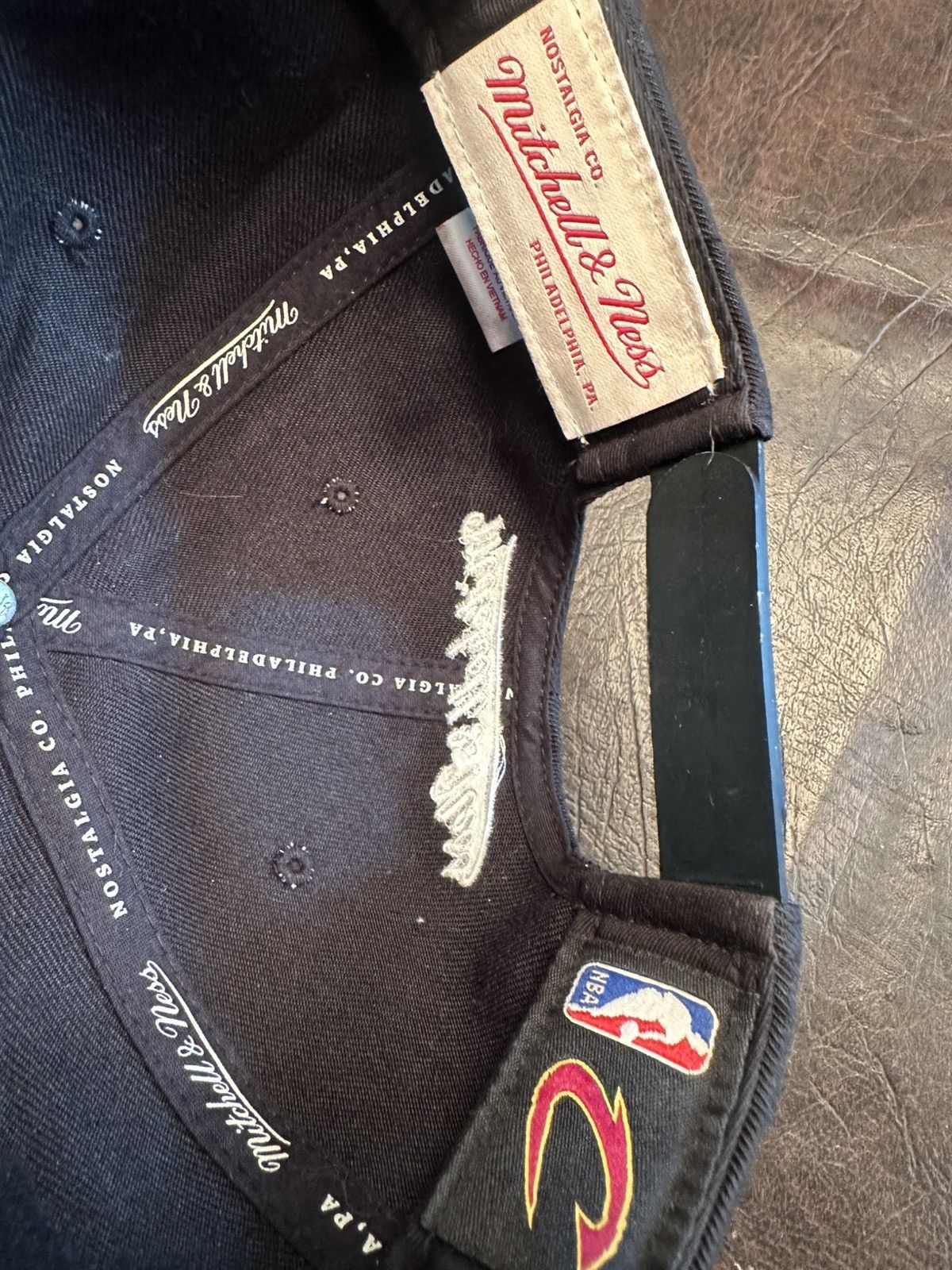 Mitchell & Ness Black Cleveland Cavaliers Mitchell & Ness Cap Size ONE SIZE - 6 Thumbnail