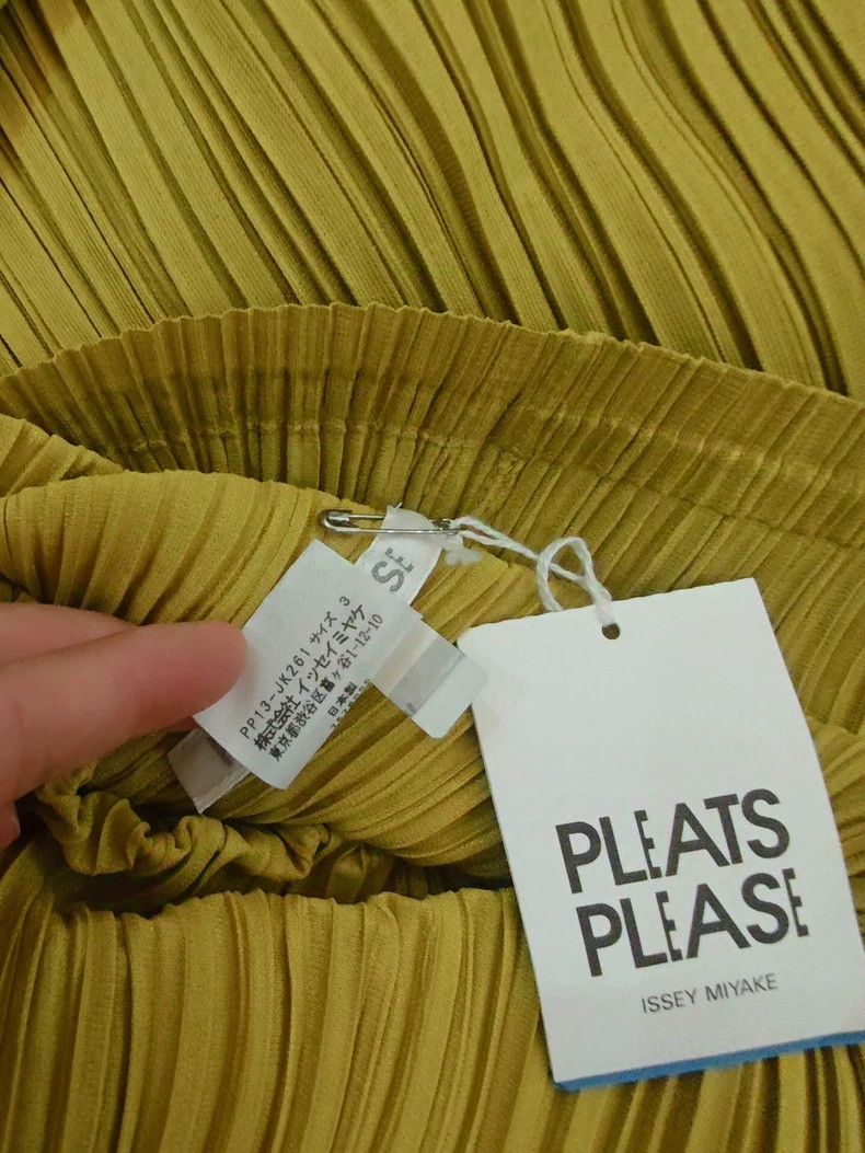 Issey Miyake Issey Miyake size:3 Yellow pleated long-sleeved shirt Size S / US 4 / IT 40 - 8 Thumbnail