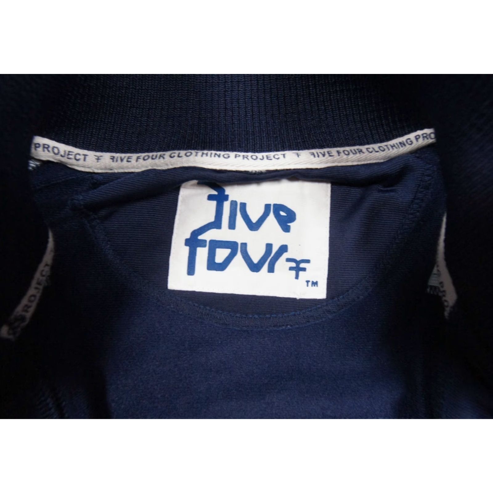 Vintage VINTAGE Five Four Jacket Mens M Blue Track Full Zip Mock Neck Outdoors Y2K Size US M / EU 48-50 / 2 - 6 Thumbnail