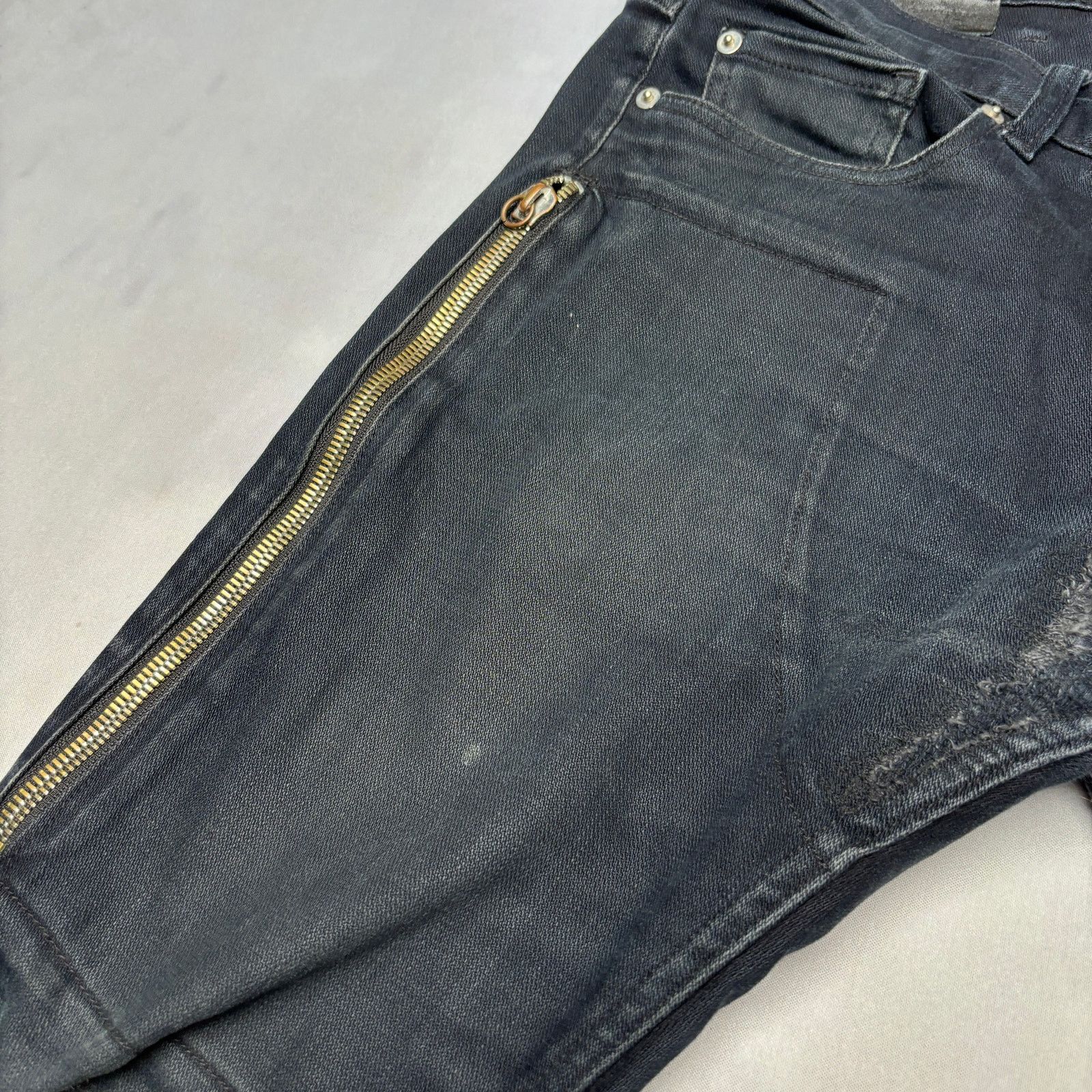 Mr. Completely Mr. Completely Wembley Side Zipper Slim Jeans Men's 32x32 Size US 32 / EU 48 - 15 Thumbnail