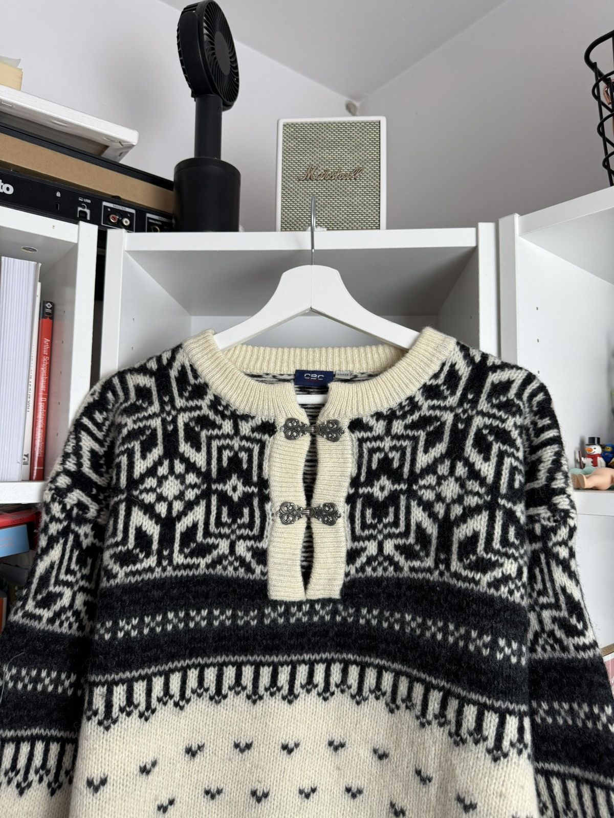 Dale Of Norway × Vintage Vintage 90s Like dale of Norway wool sweater L cottage retro Size US L / EU 52-54 / 3 - 3 Thumbnail