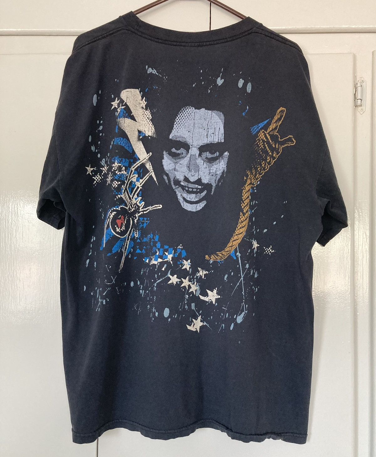 Band Tees ALICE COOPER PSYCHO DRAMA TOUR HORROR SHIRT VINTAGE Y2K ROCK Size US XL / EU 56 / 4 - 2 Thumbnail