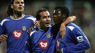 Pompeii PORTSMOUTH POMPEY 2004/2005 FOOTBALL HOME JERSEY #20 YAKUBU Size US XL / EU 56 / 4 - 15 Thumbnail