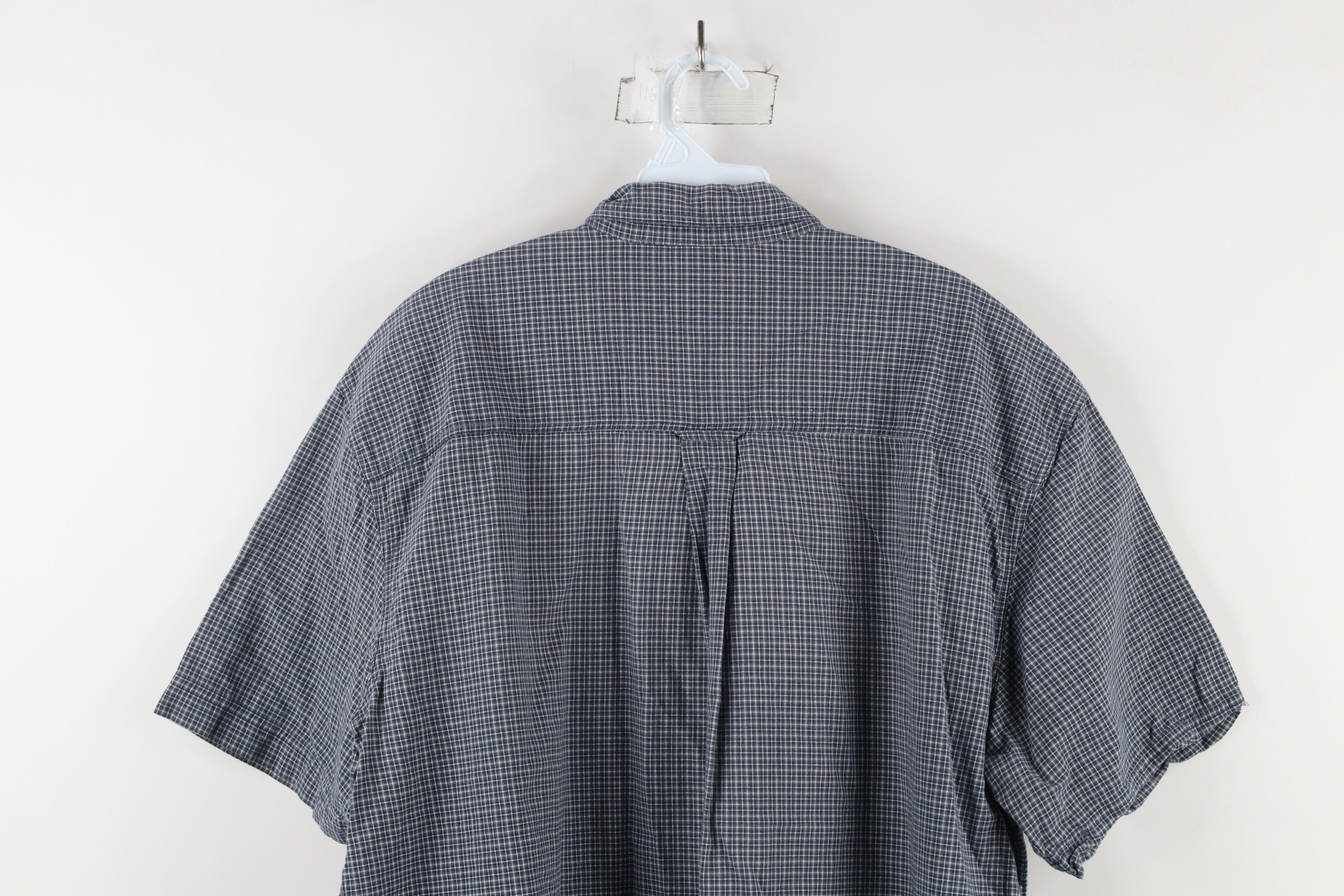 Vintage Vintage Woolrich Out Short Sleeve Button Down Shirt Plaid Size US XL / EU 56 / 4 - 10 Thumbnail