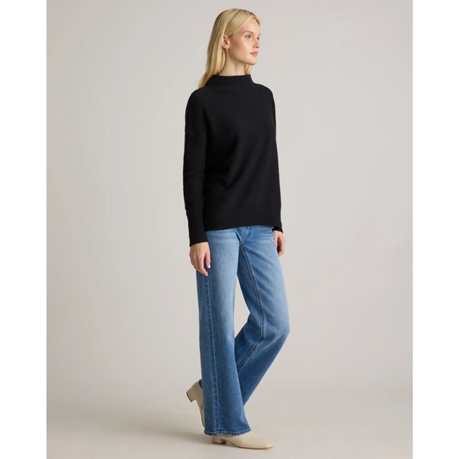 Quince Quince Mongolian Cashmere Funnel Neck Sweater Size XS NWOT Size XS / US 0-2 / IT 36-38 - 4 Thumbnail