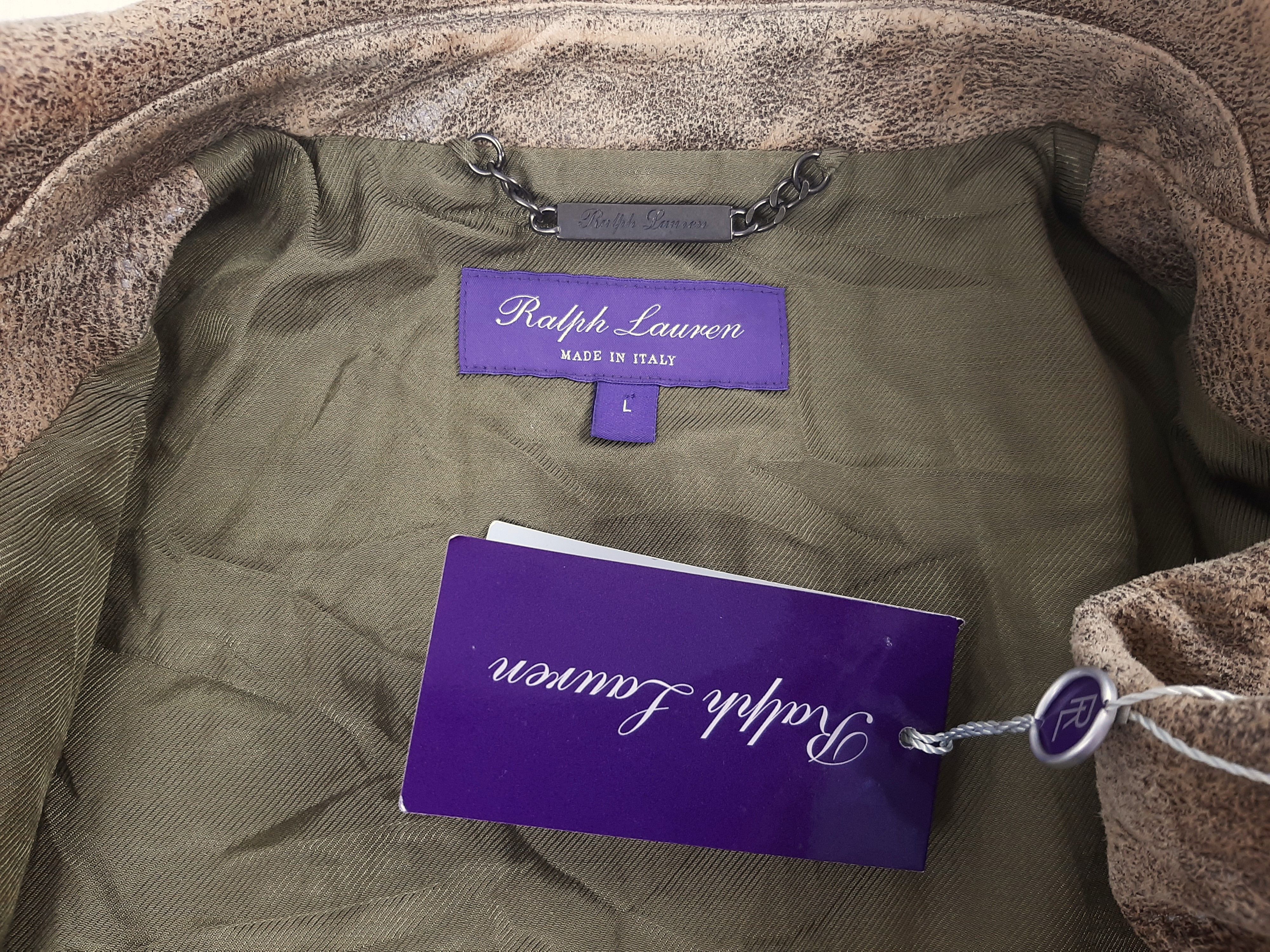 Ralph Lauren Purple Label Ralph Lauren Purple Label Leather Jacket Men's Size L Size US L / EU 52-54 / 3 - 10 Thumbnail