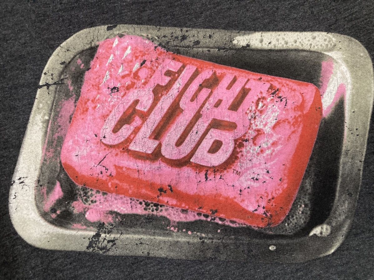 Flight Club FIGHT CLUB SOAP BAR T SHIRT MOVIE PROMO 90S STYLE BRAD PITT Size US M / EU 48-50 / 2 - 4 Thumbnail