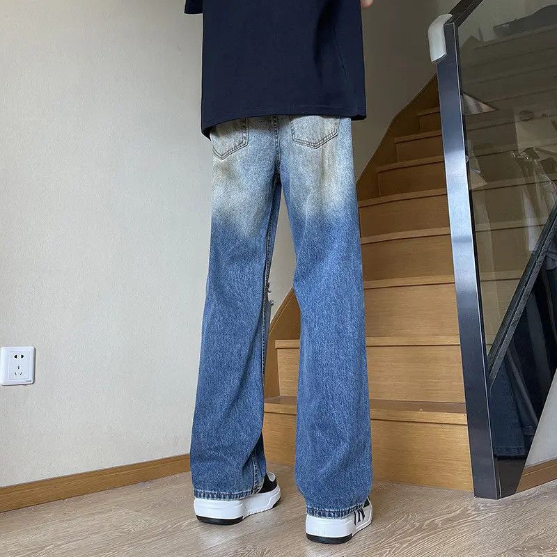 Japanese Brand Retro loose fringed ripped jeans Size US 30 / EU 46 - 4 Thumbnail