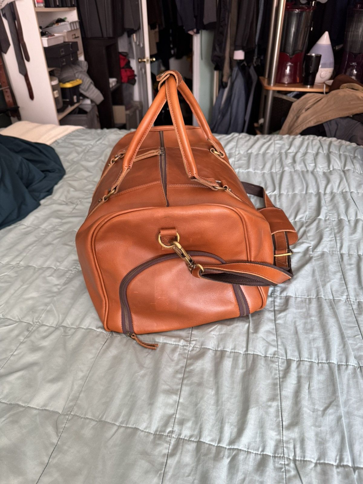 Other Authentic leather gym bag Size ONE SIZE - 3 Thumbnail
