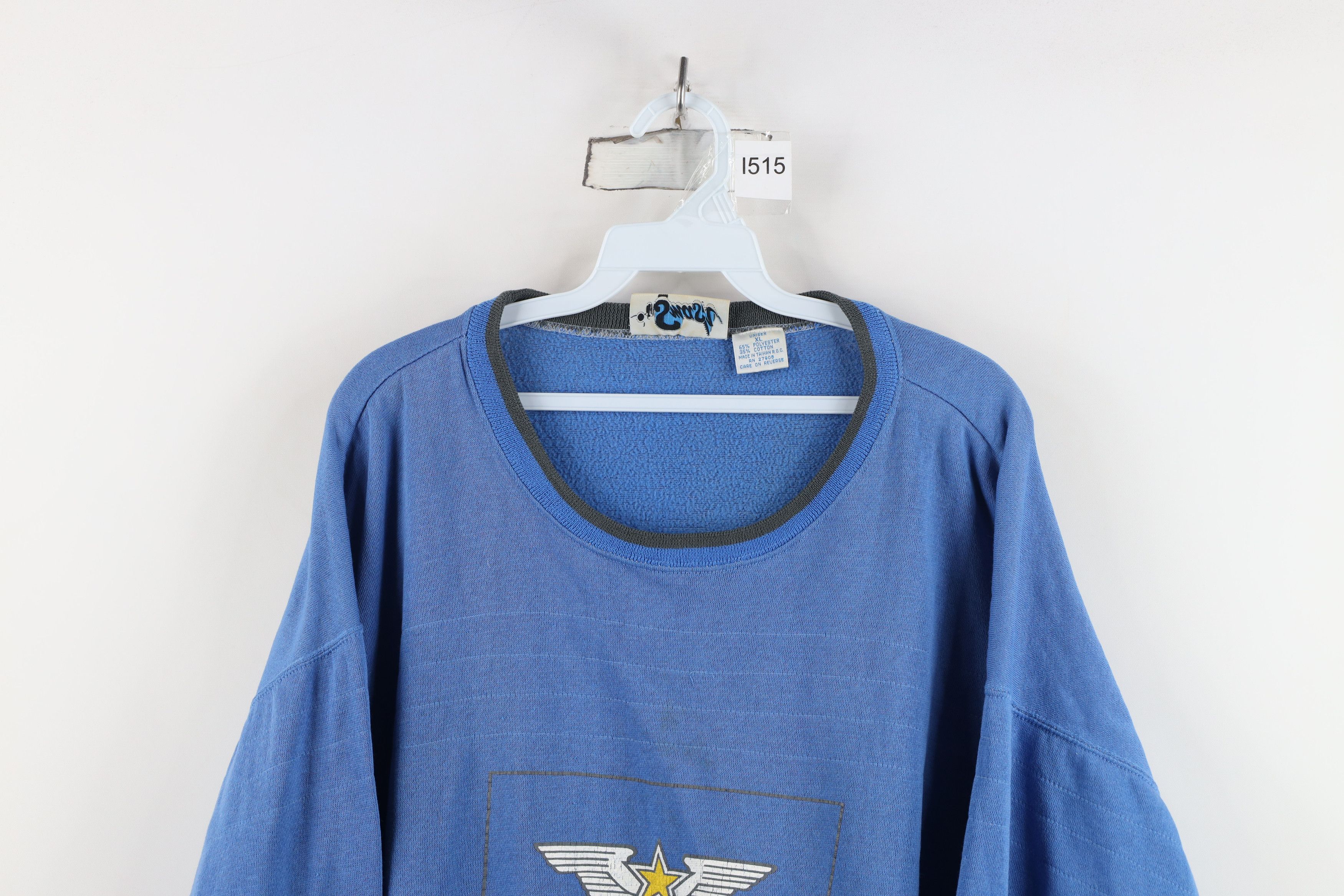 Vintage Vintage 90s Streetwear Aircorps Jumper Parachute Sweatshirt Size US XL / EU 56 / 4 - 2 Thumbnail
