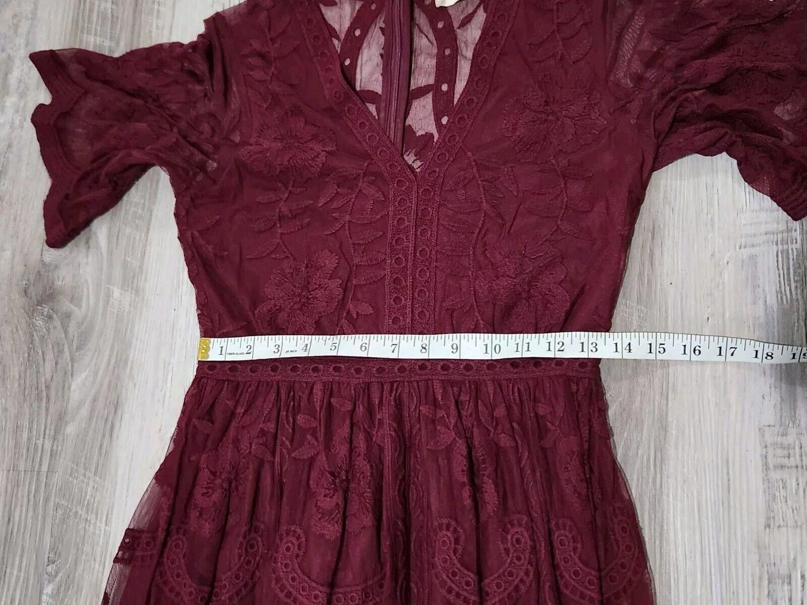 Designer ALTAR'D STATE Dress Marionette Boho Maxi Lace SMALL Long Size S / US 4 / IT 40 - 5 Thumbnail