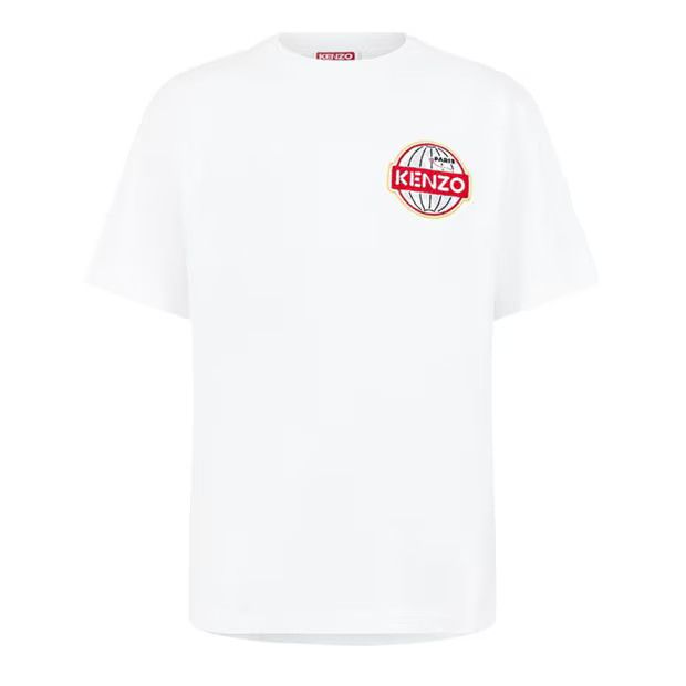 Image of Kenzo O1G2R1Mq0424 Travel T-Shirts In Off White, Men's (Size Small)