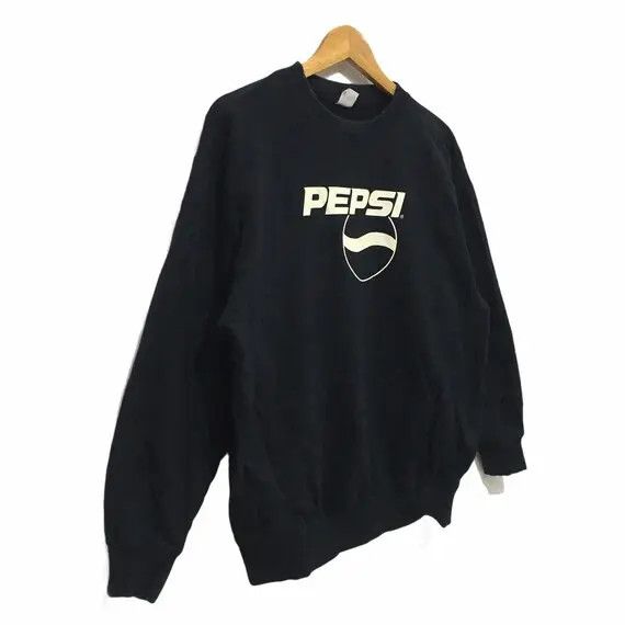 Pepsi Vintage 90' PEPSI COLA Beverage Stock Logo Crew Sweatshirt Size L / US 10 / IT 46 - 6 Thumbnail